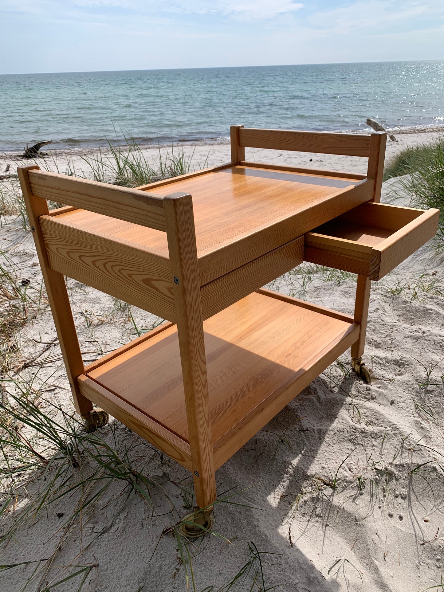 Bartisch, Barwagen oder einfach nur ein Tisch mit Rädern...