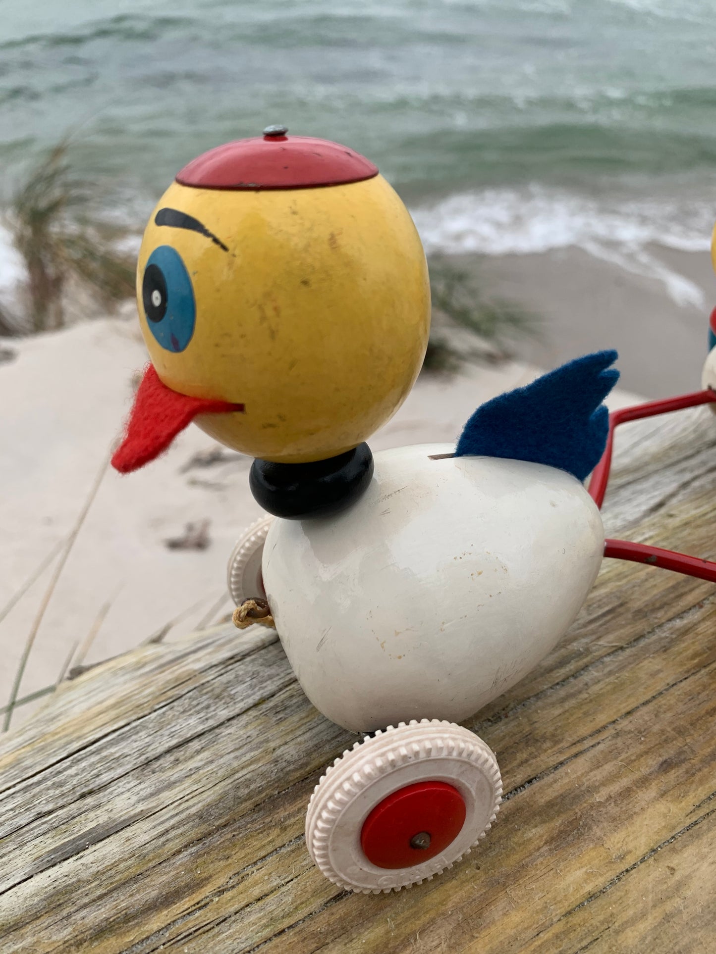 Brio-Ente mit Küken