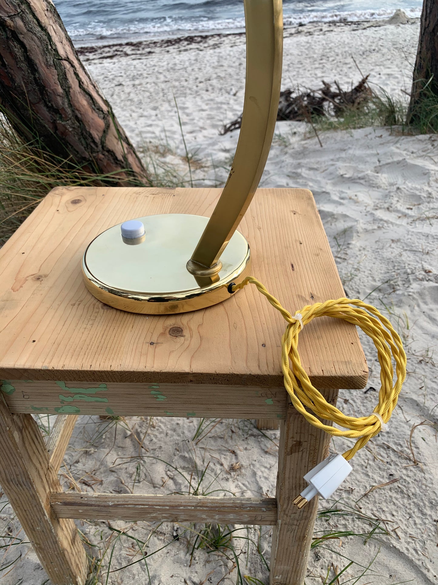 Egon Hillebrand Vintage Lampe aus Messing