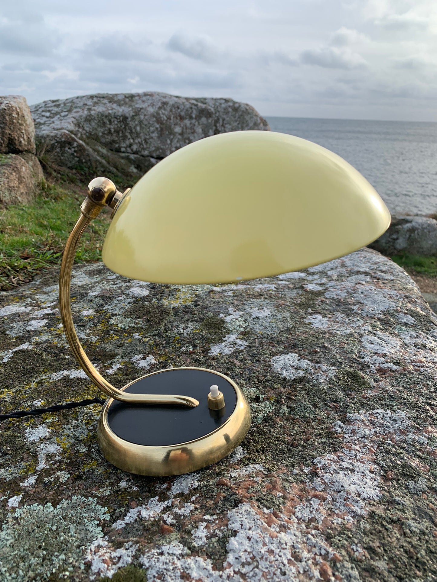 Helo Vintage Lampe - Gelb