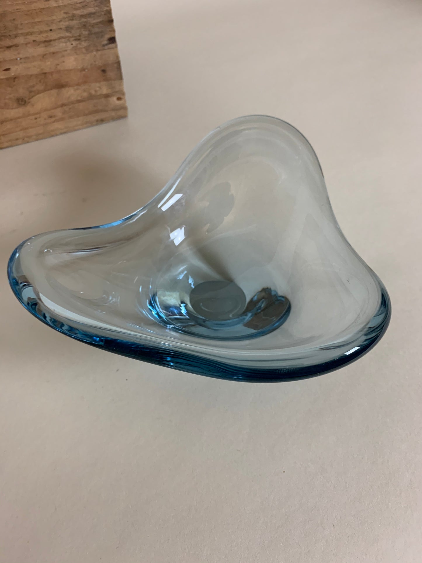Holmegaard Glasschale - Blau