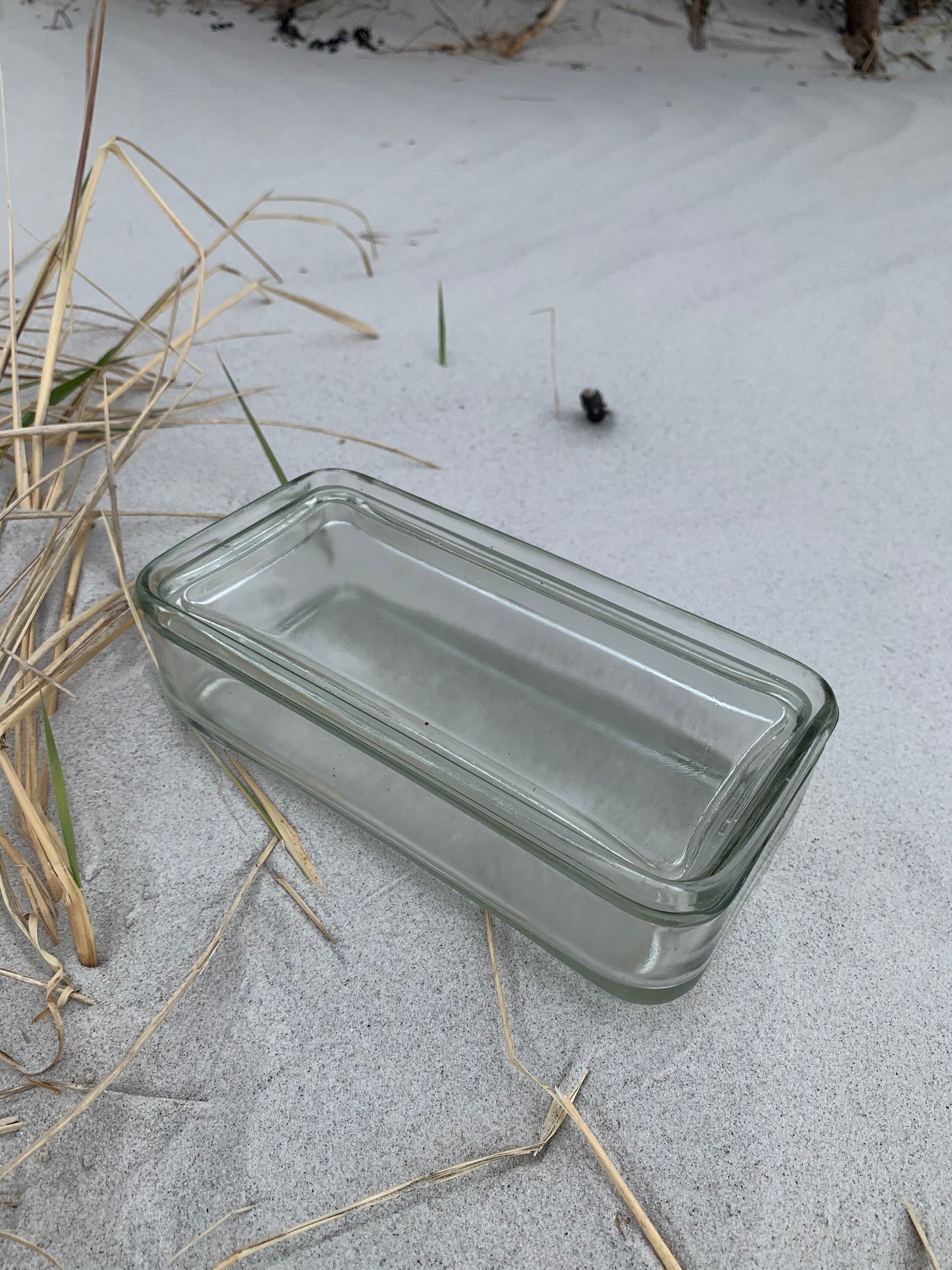 Glas mit Deckel
