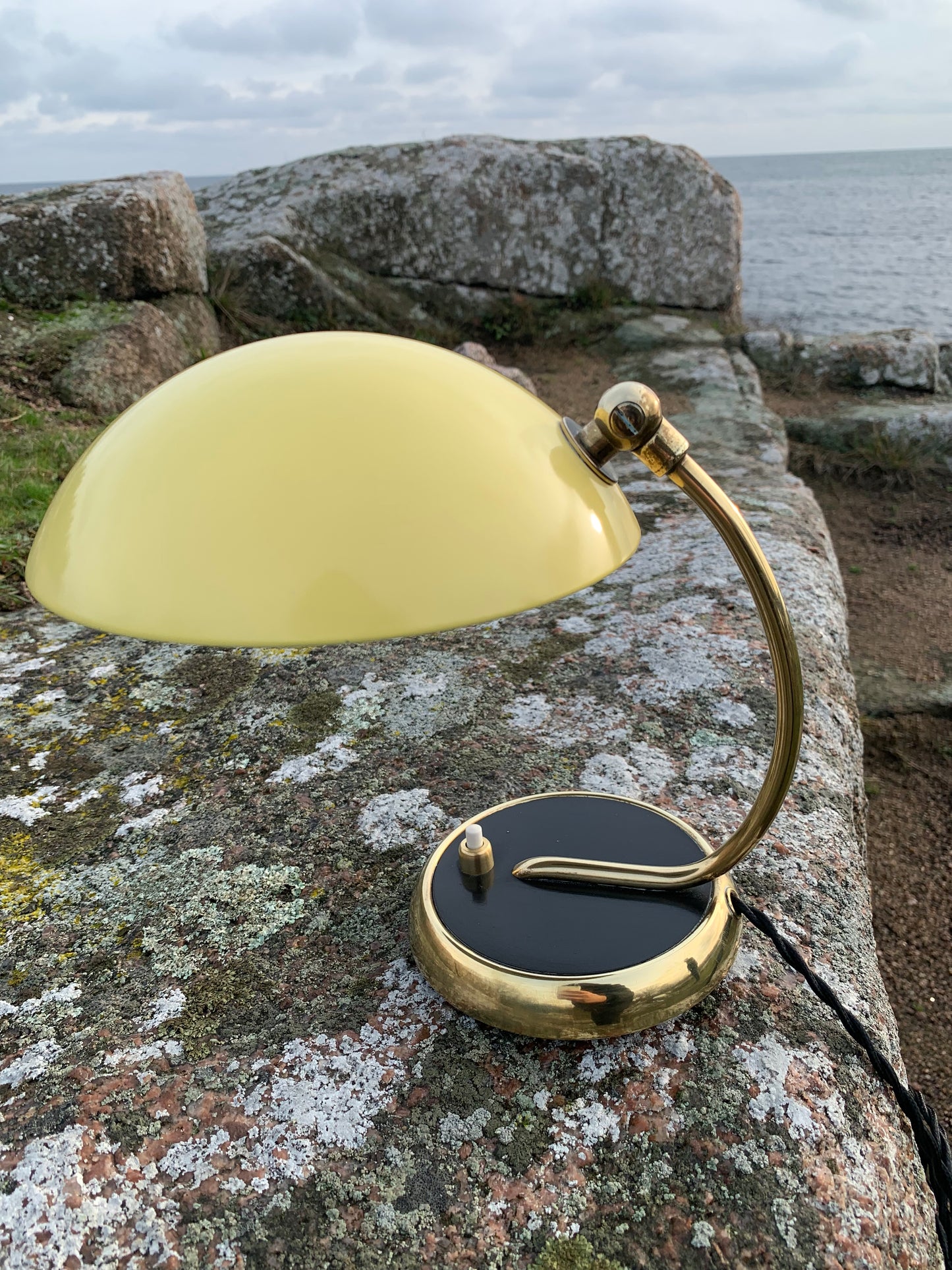Helo Vintage Lampe - Gelb