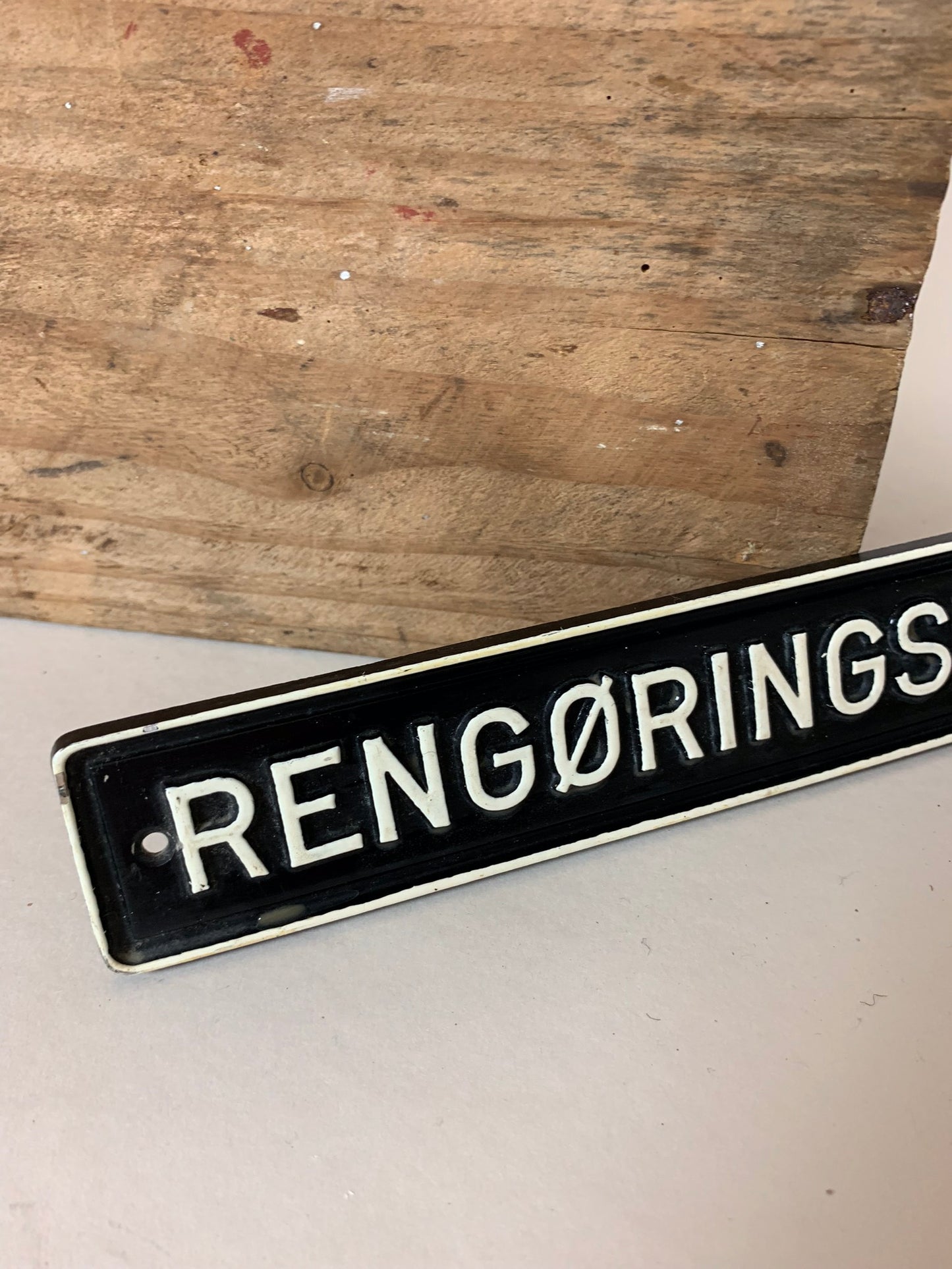 Lustiges altes Schild - Reinigungsdepot