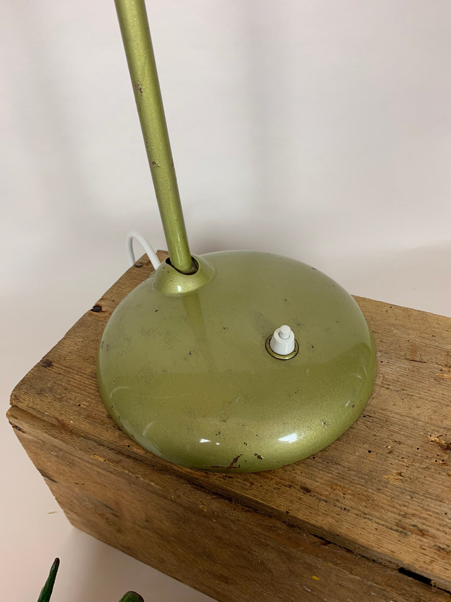Vintage Lampe in Gold
