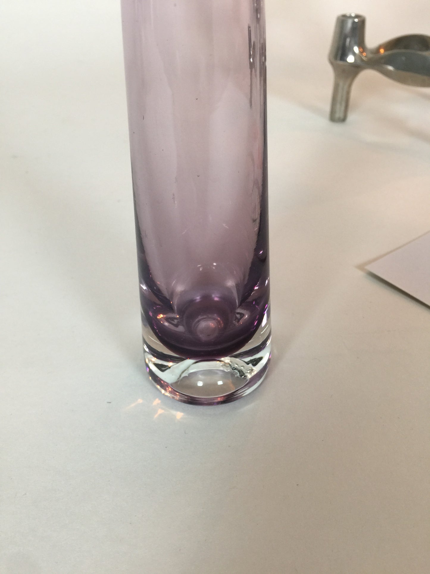 Schöne alte Glasvase