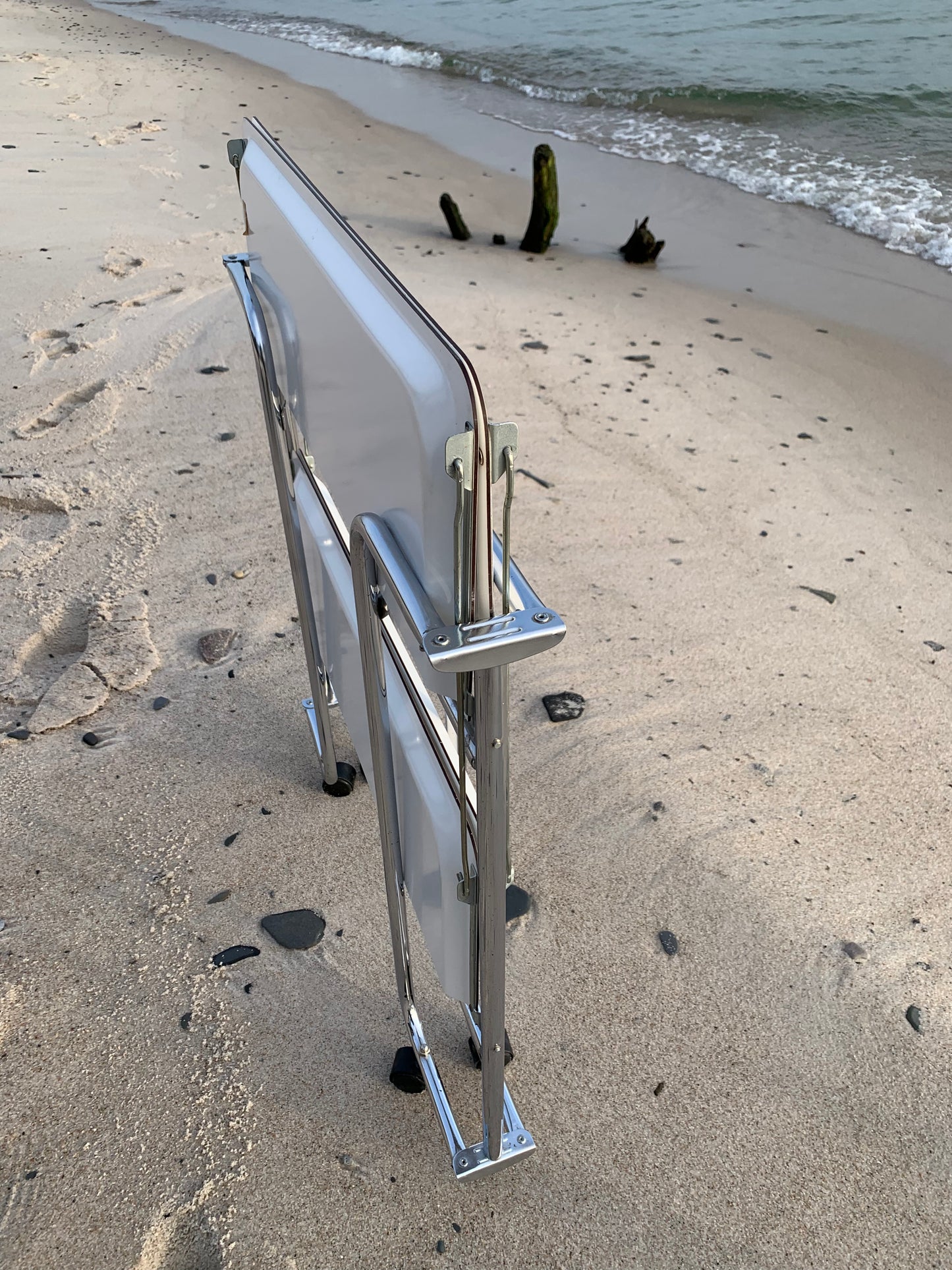 Stehtisch/Trolley - Weiß