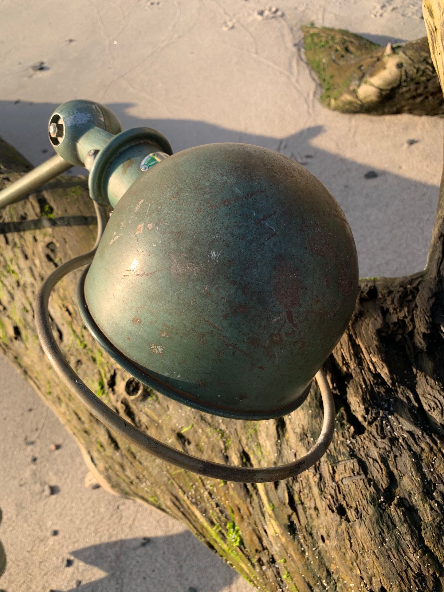 Jieldé mit 2 Armen und Tischbeschlag - Grün