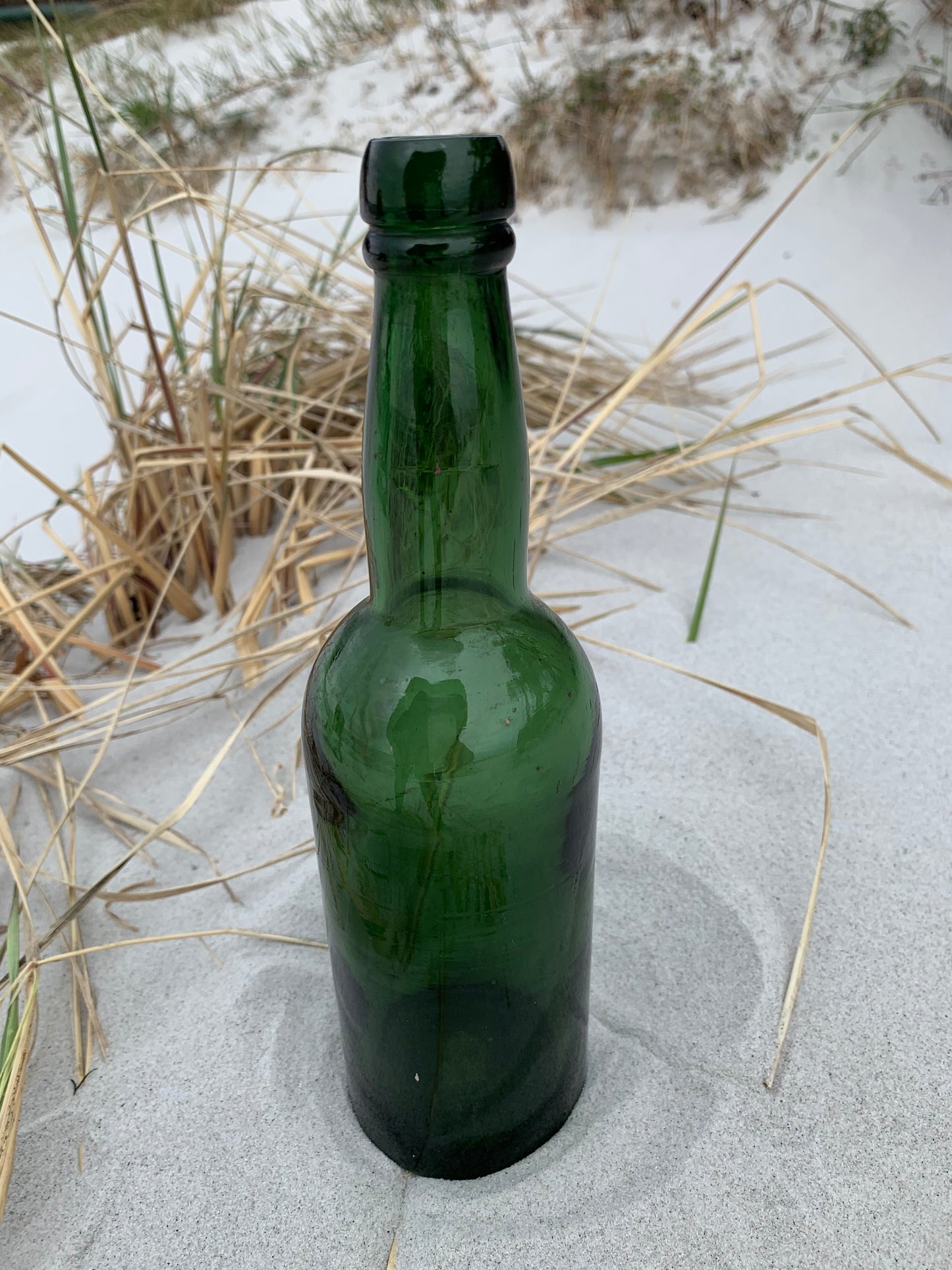 Glasflasche - Grün