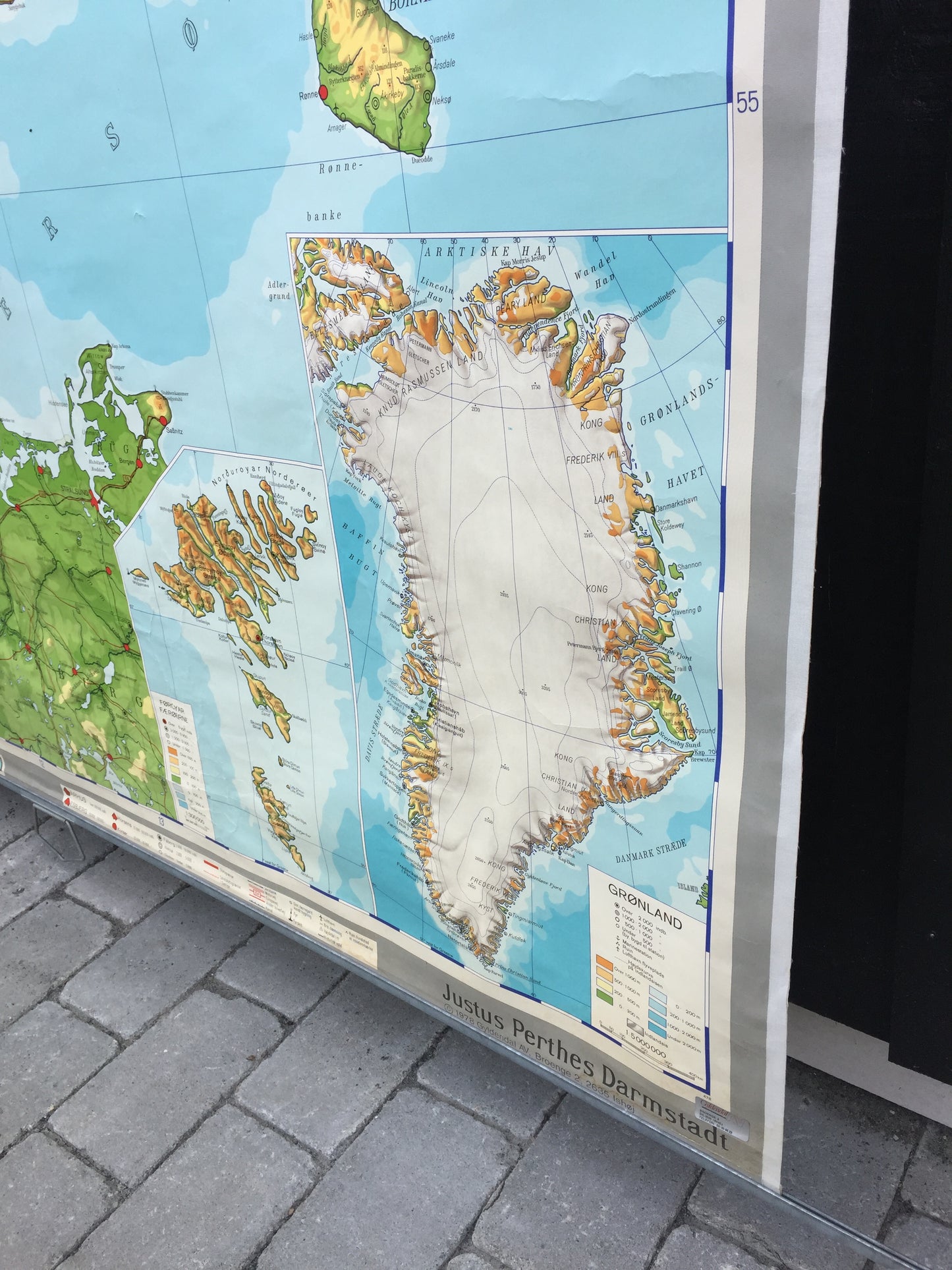 Karte von Dänemark