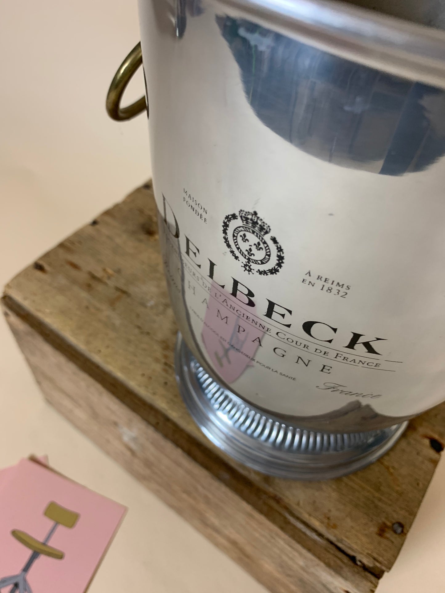 Sektkühler in Vintage-Ausführung