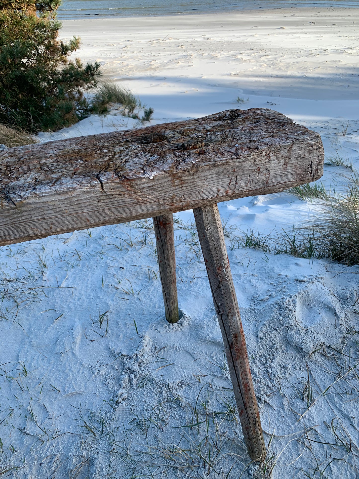 Hackklotz mit absolut fantastischer Patina