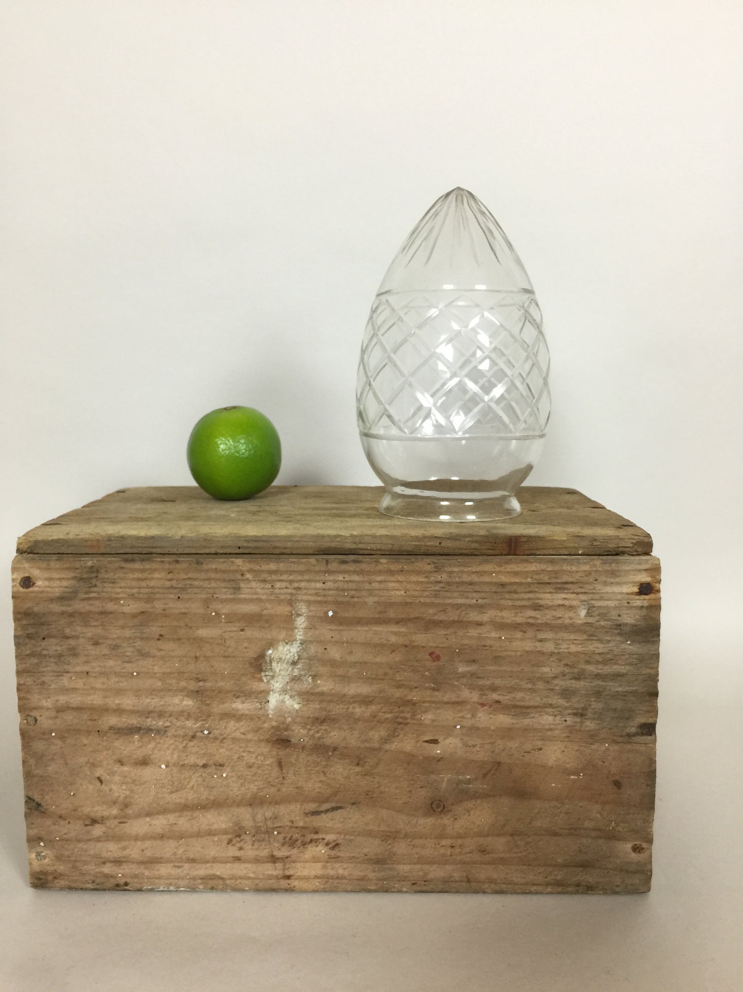 Schönes altes Lampenglas