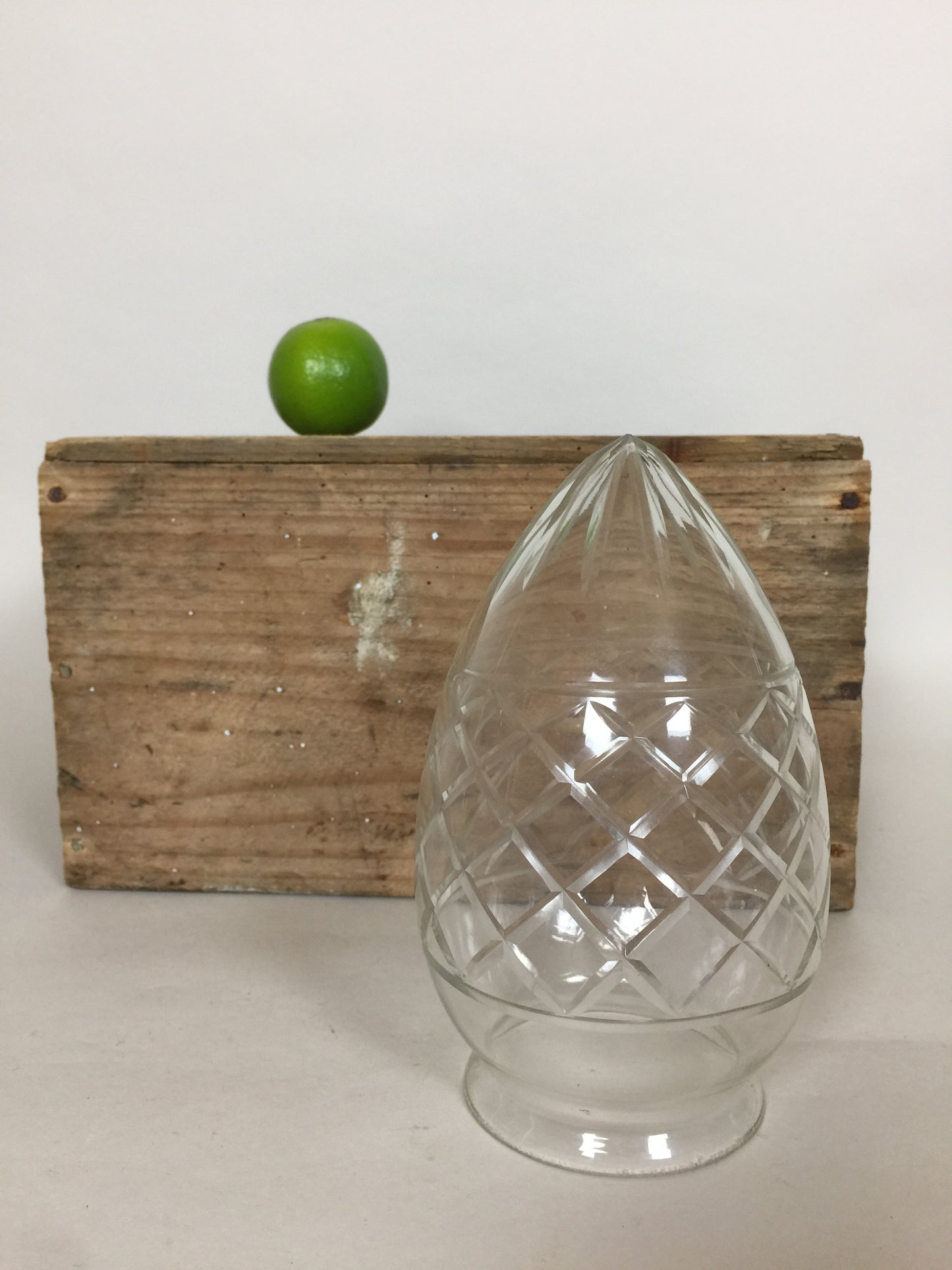 Schönes altes Lampenglas