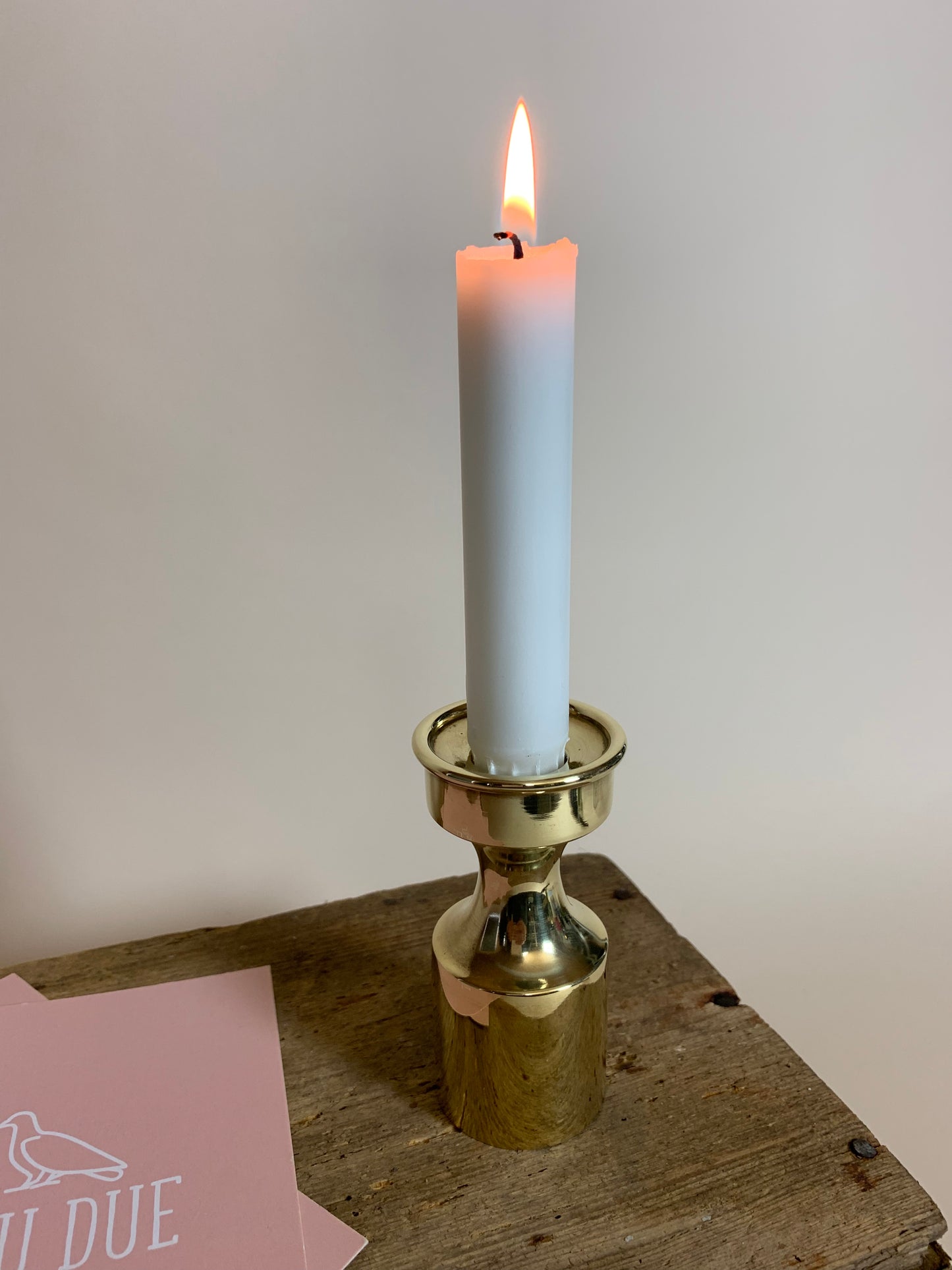 Kerzenhalter aus Messing - klein