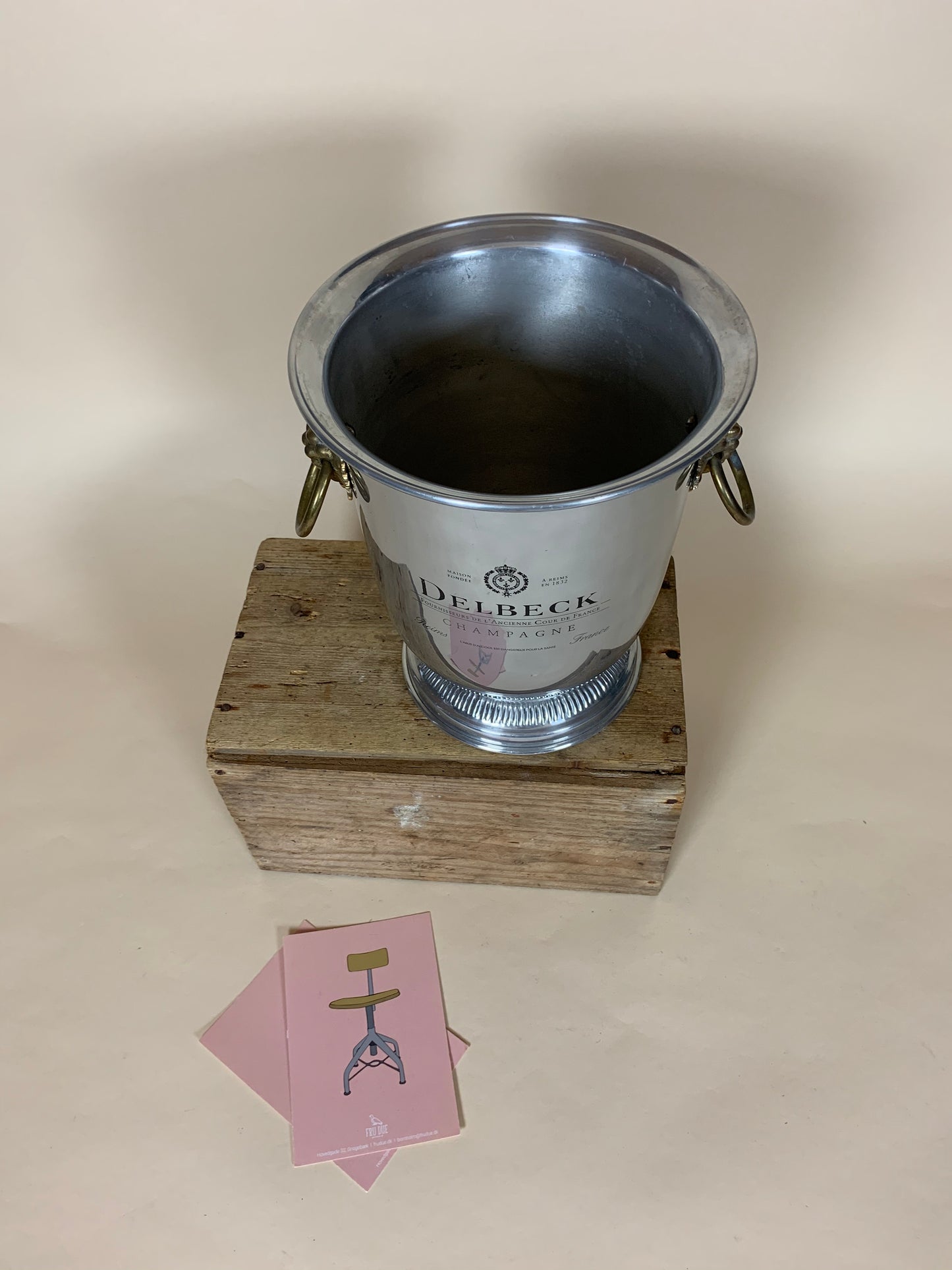 Sektkühler in Vintage-Ausführung