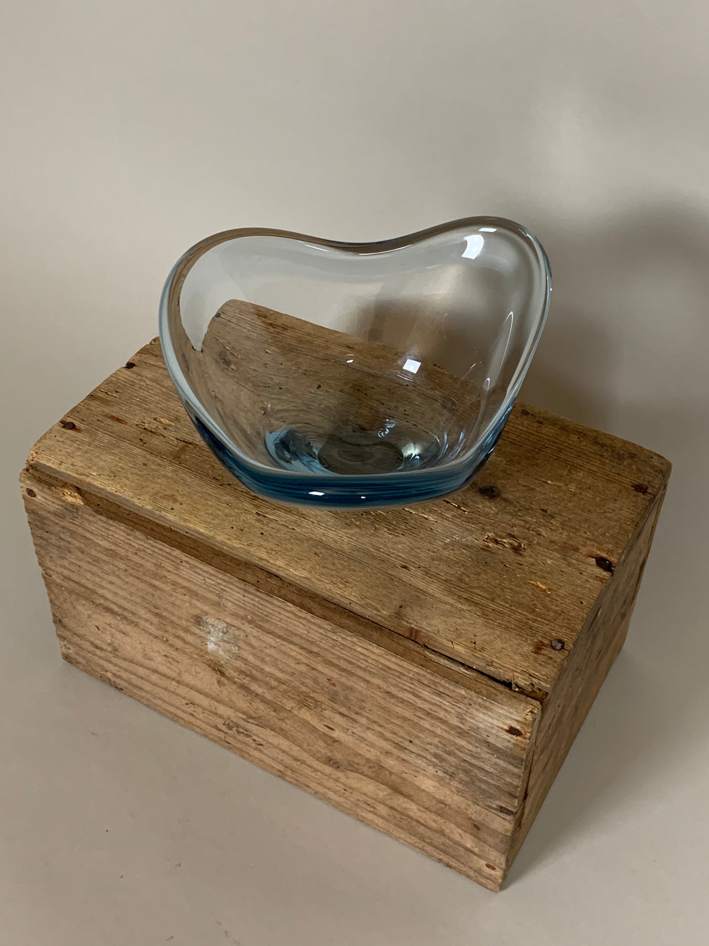 Holmegaard Glasschale - Blau