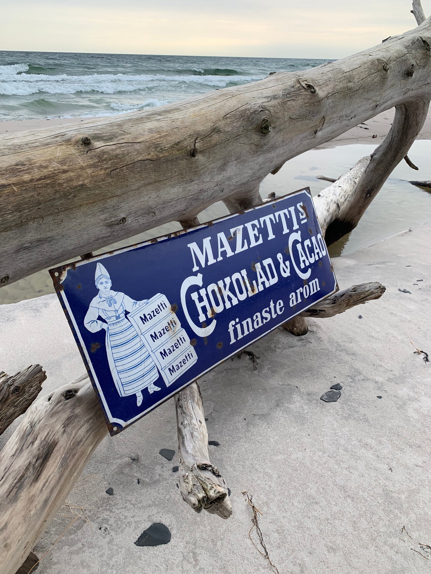 Emailleschild - Mazetti
