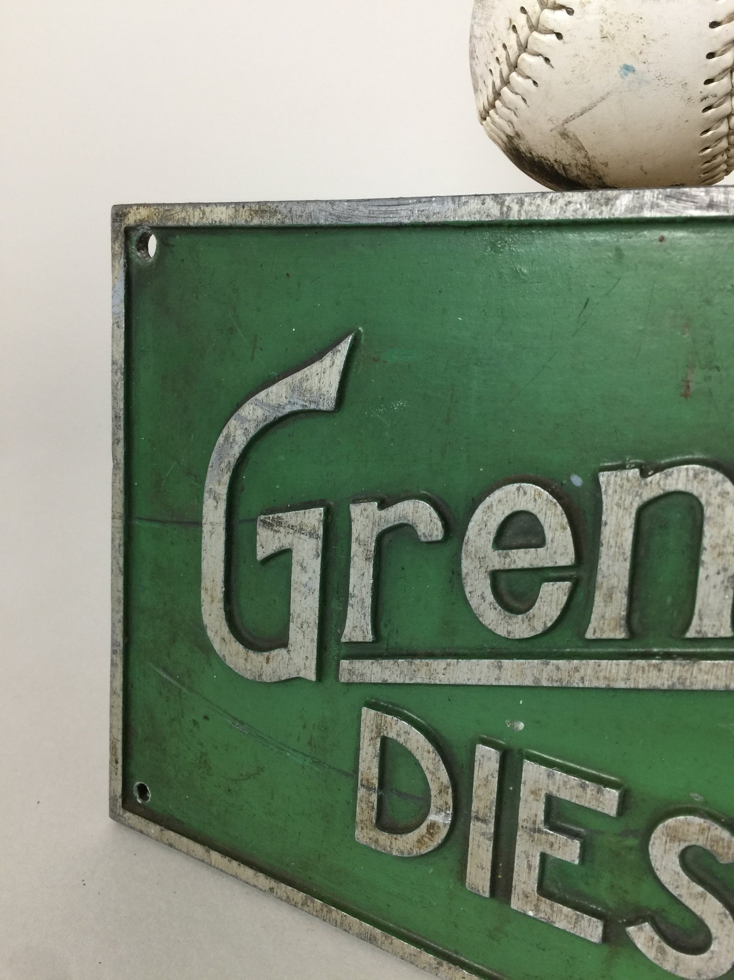Rohes und leckeres Schild aus Dänemark