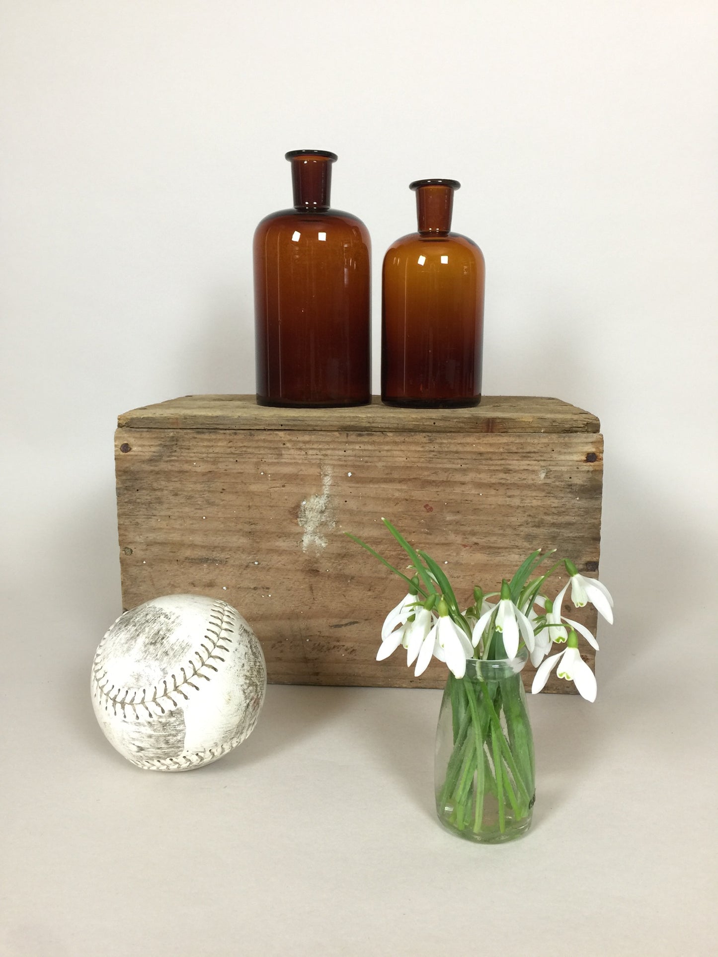 Apothekerflaschen (zwei Einheiten zusammen verkauft)