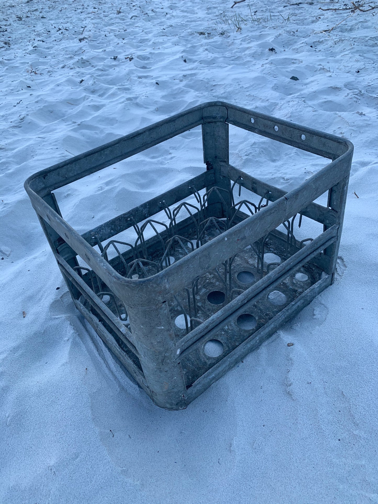 Schönes Metalletui für Flaschen