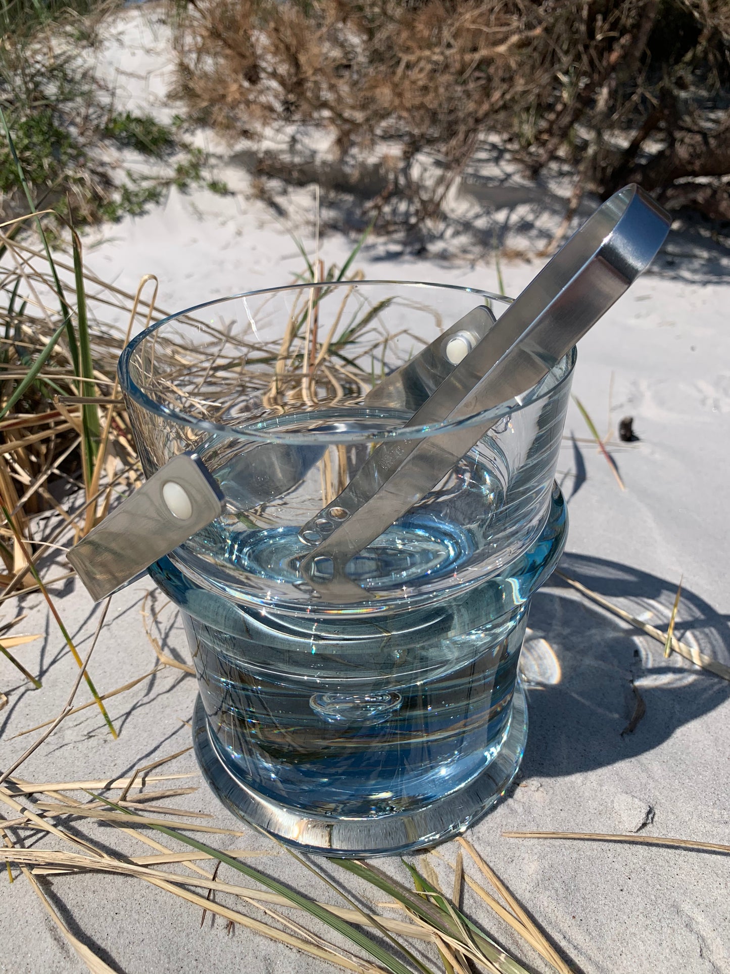 Holmegaard Eiskübel mit Stelton-Zange