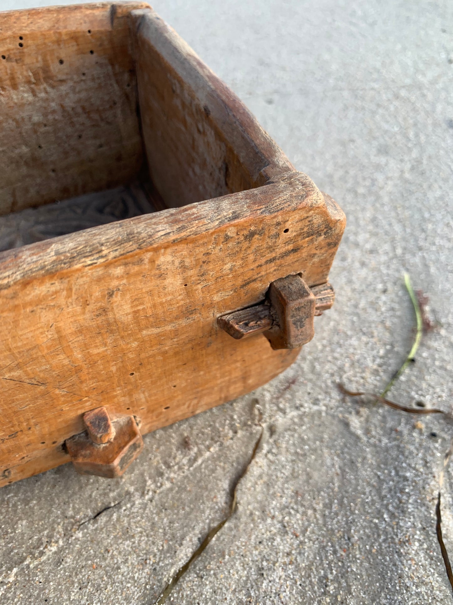 Käseform aus Holz