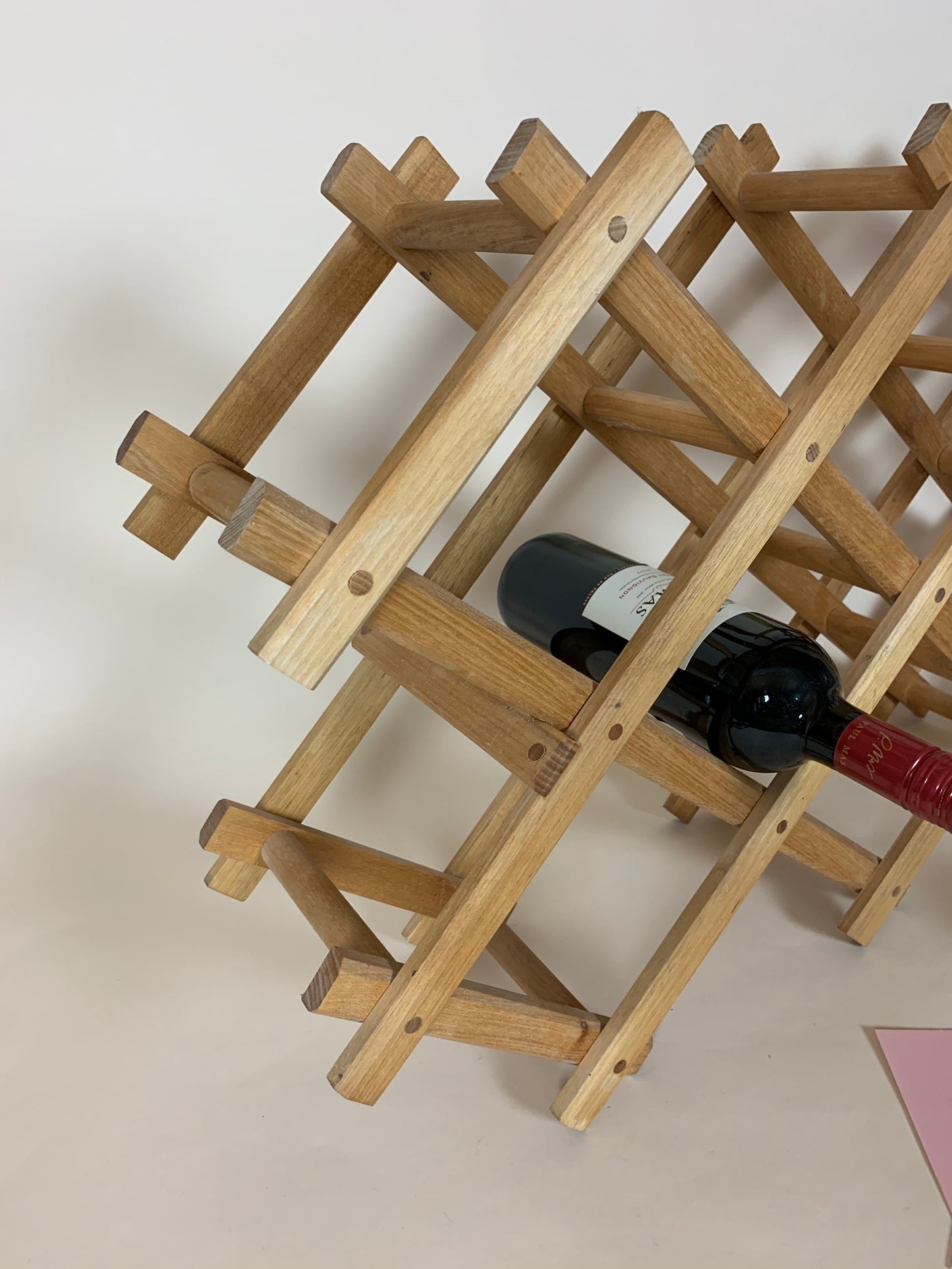 Weinregal aus Holz