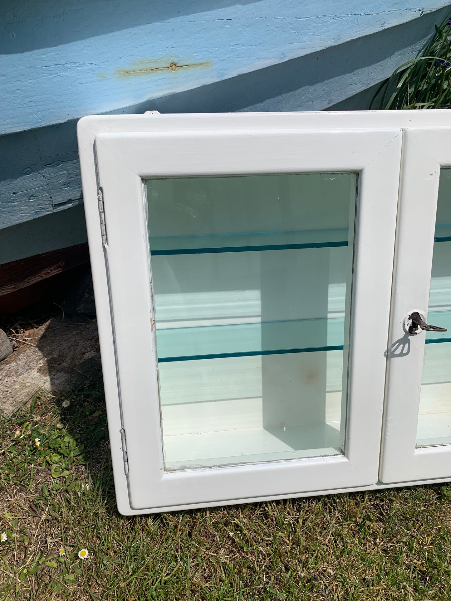 Vitrine mit Glastüren