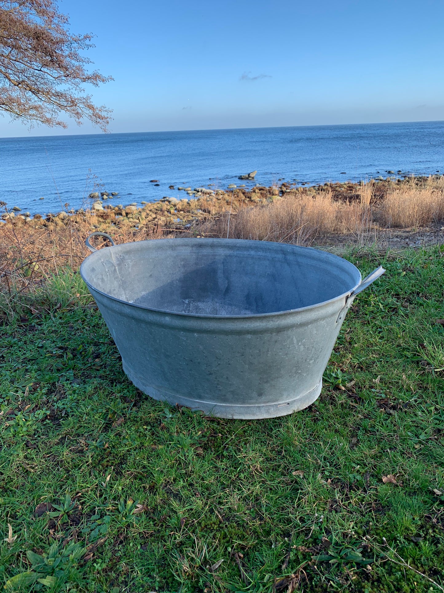 Sehr große Zinkwanne von Glud und Marstrand