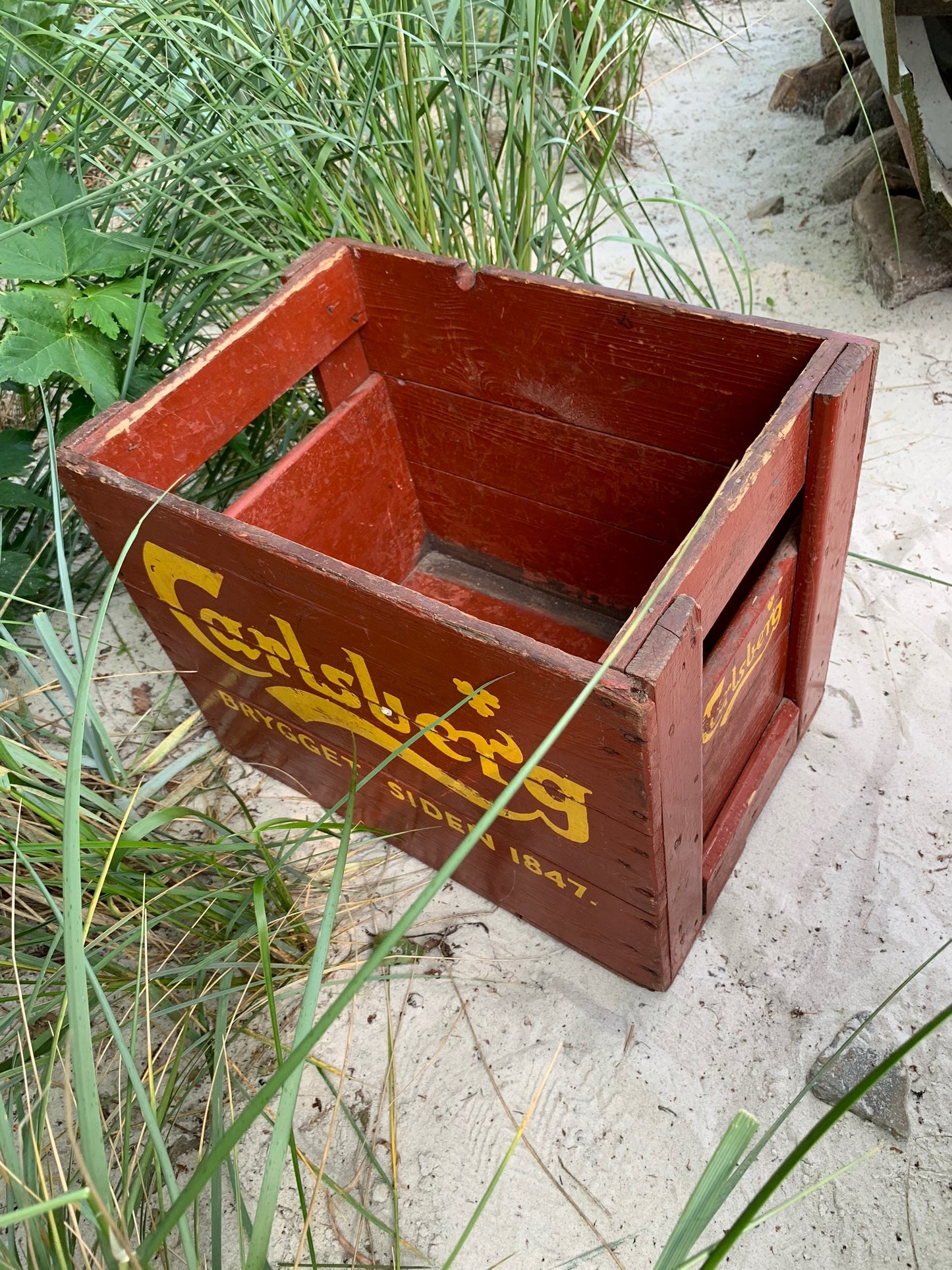 Alter Bierkasten von Carlsberg