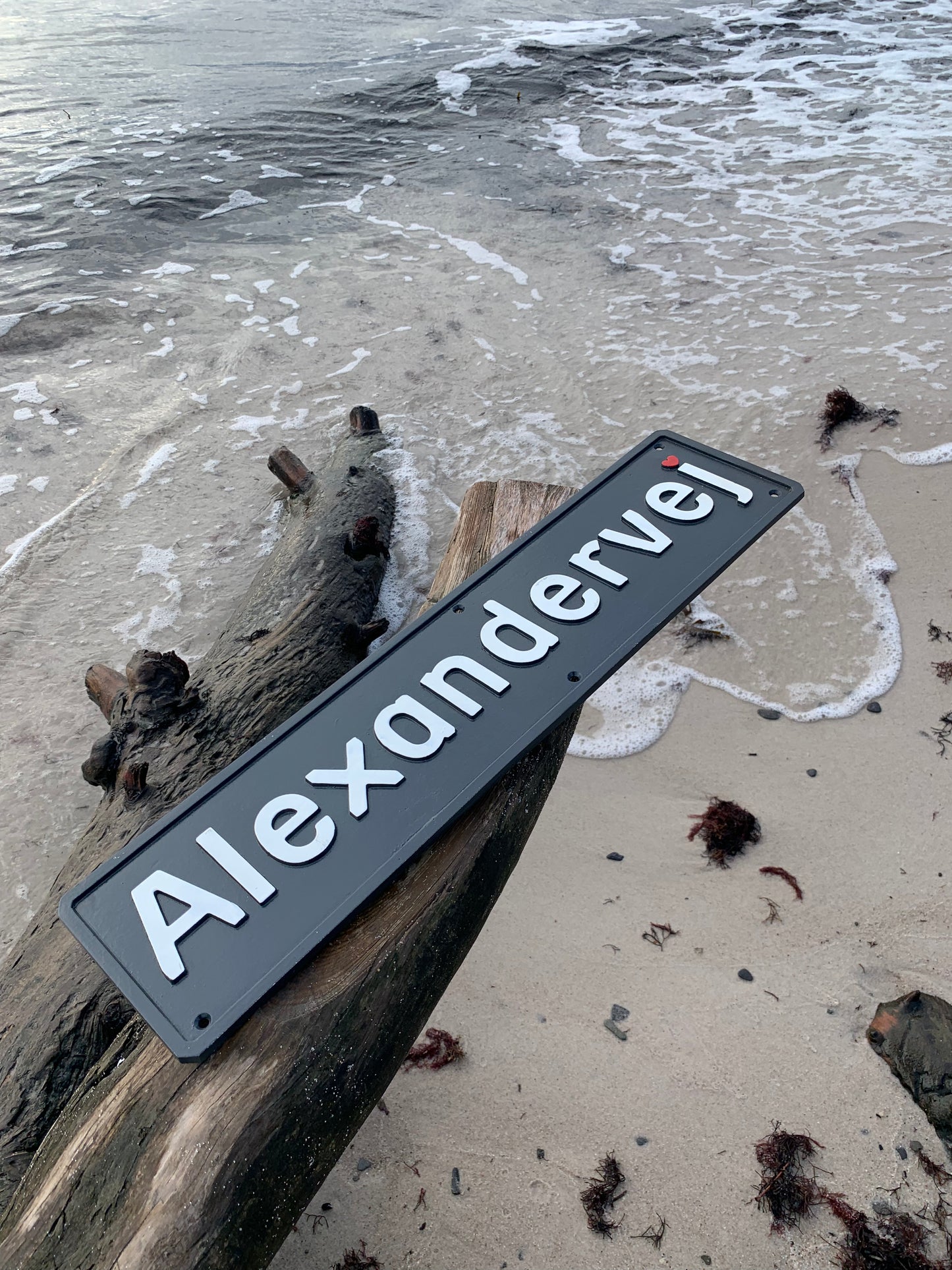 Straßenschild - Alexandervej