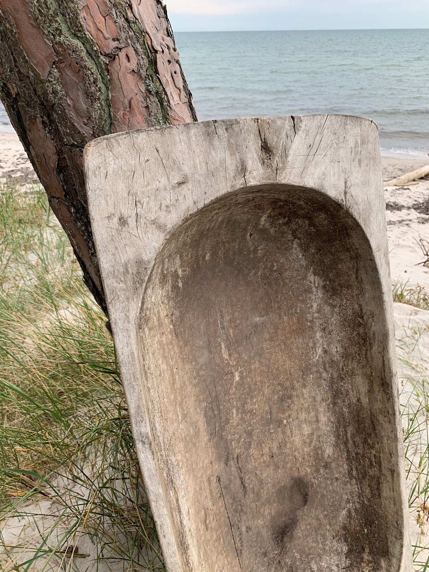 Große Bügelsohle oder Bügelsohle mit viel Patina