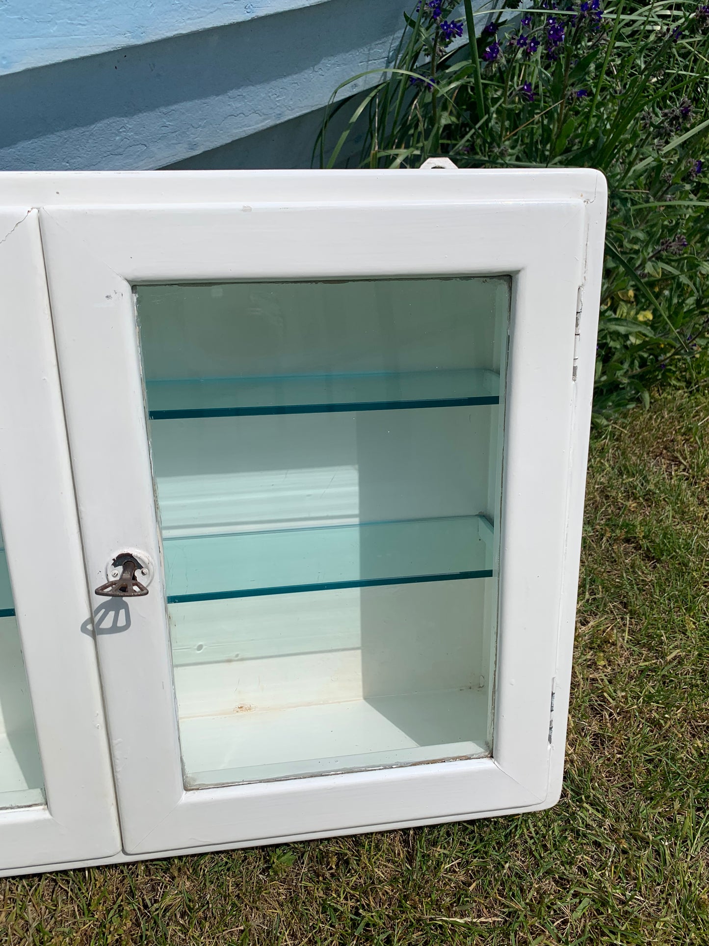 Vitrine mit Glastüren