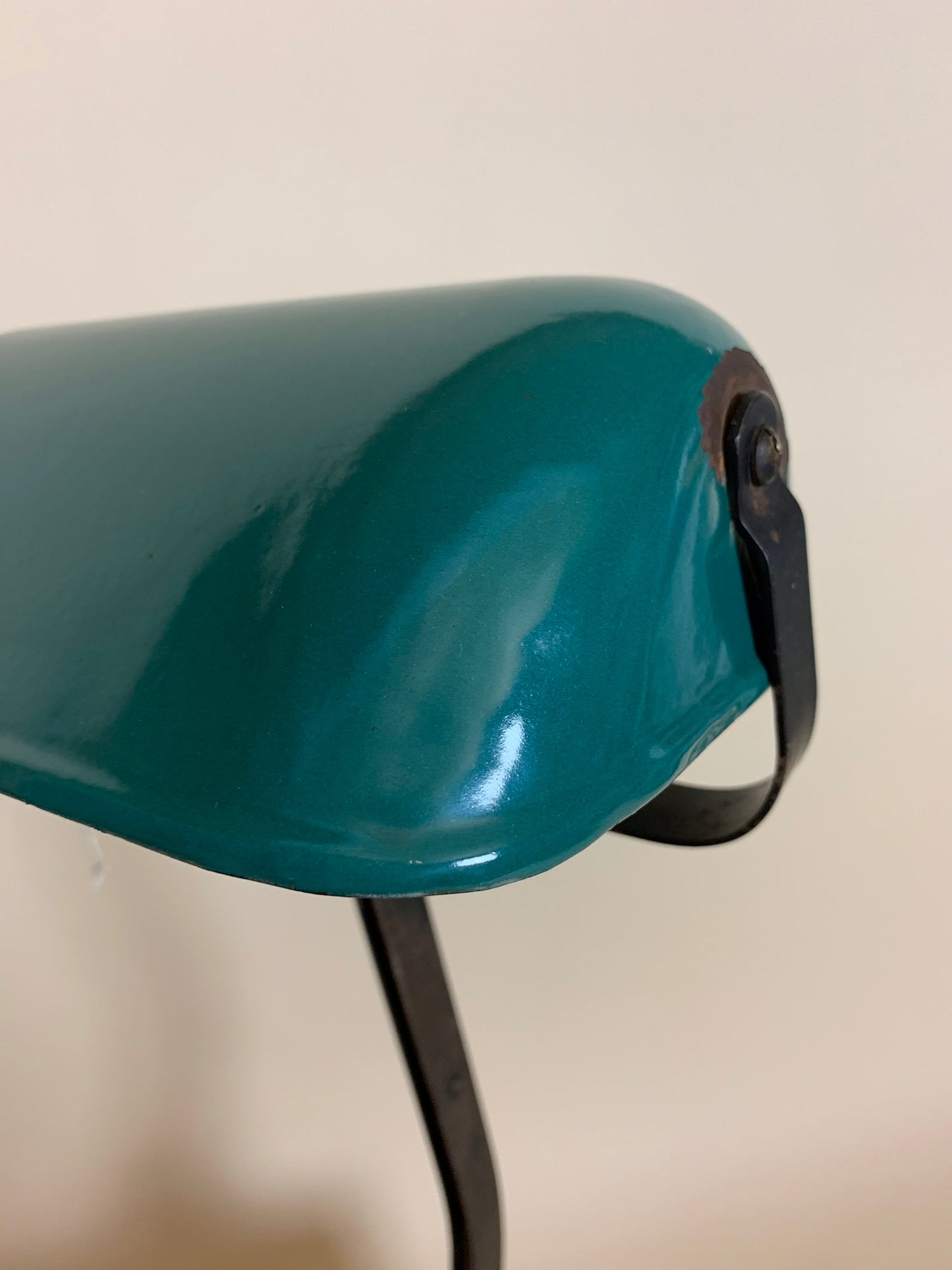 Alte Erpe Schreibtischlampe aus Belgien
