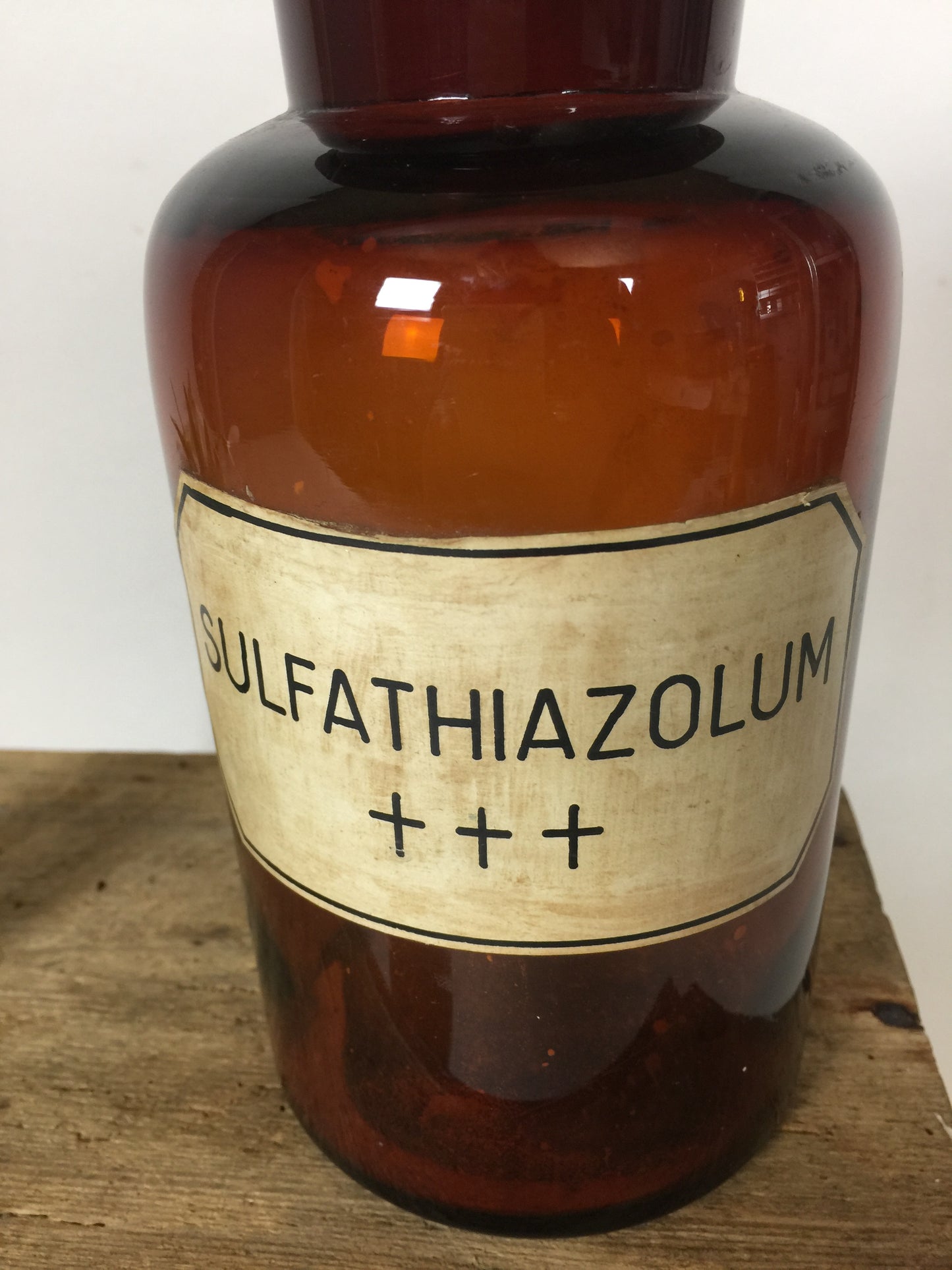 Sehr altes Apothekerglas aus der Nexø Apotheke