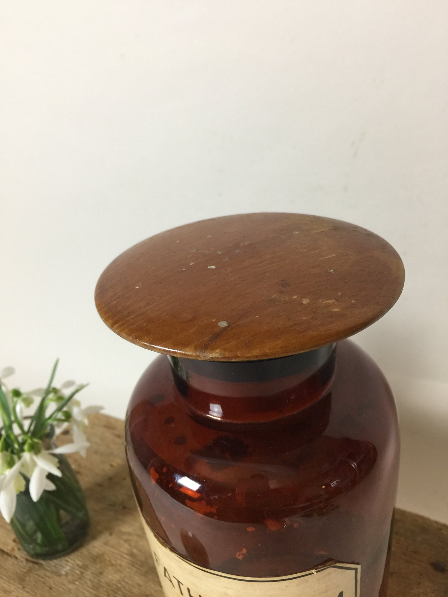 Sehr altes Apothekerglas aus der Nexø Apotheke