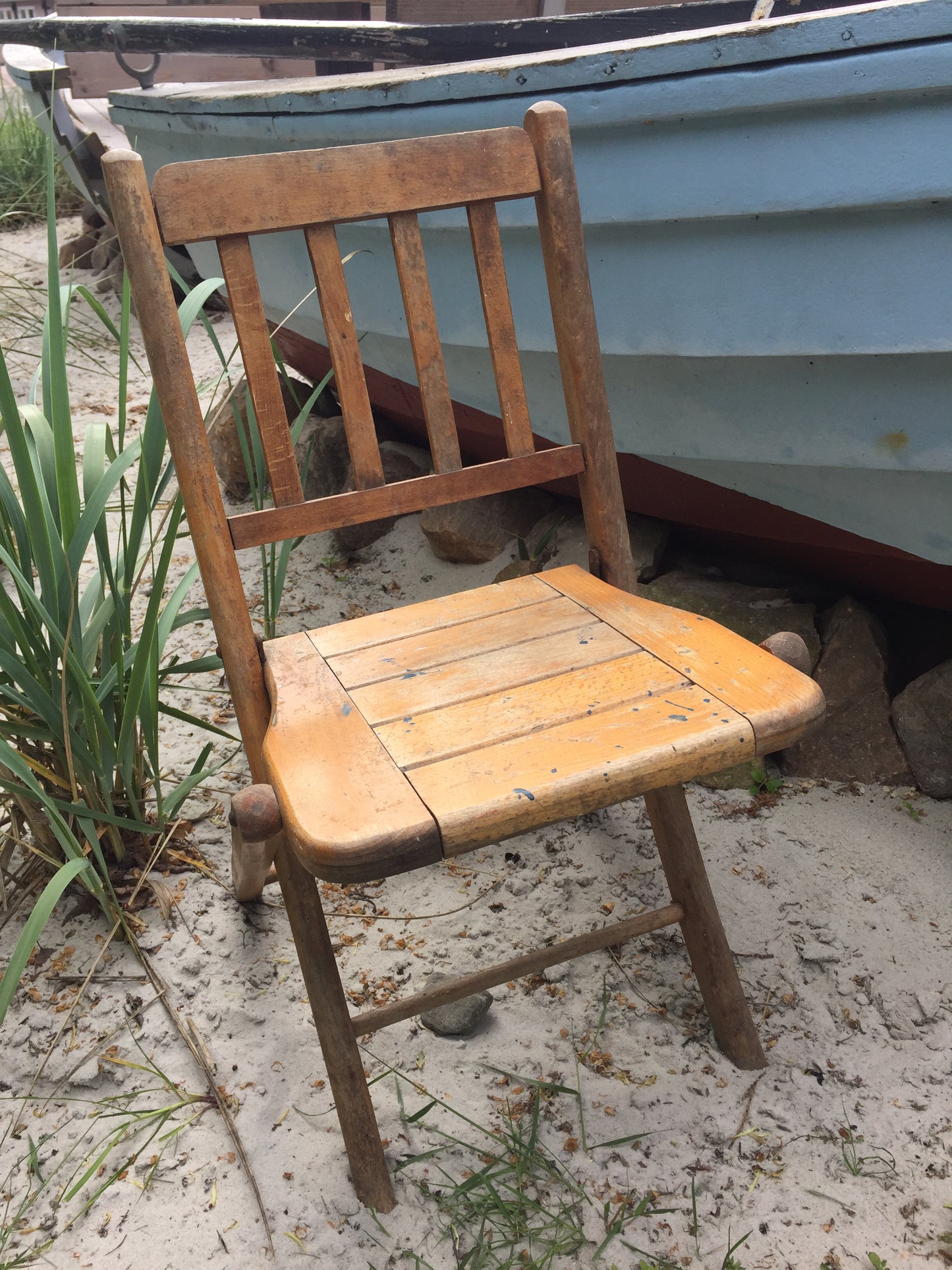 Kinderklappstuhl aus Holz