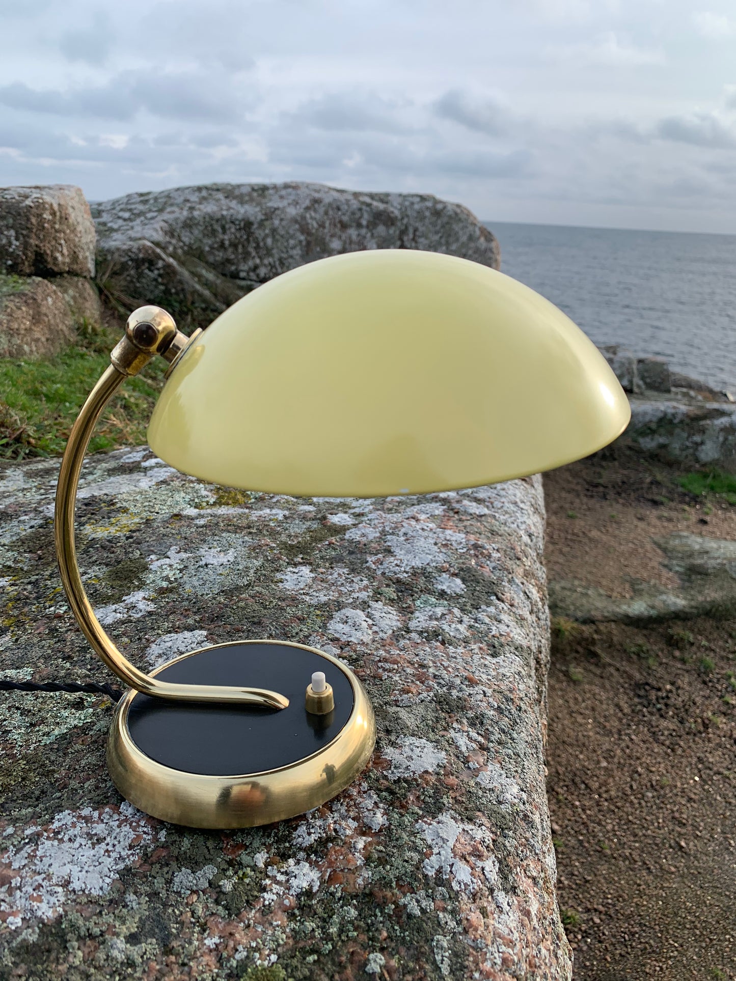 Helo Vintage Lampe - Gelb