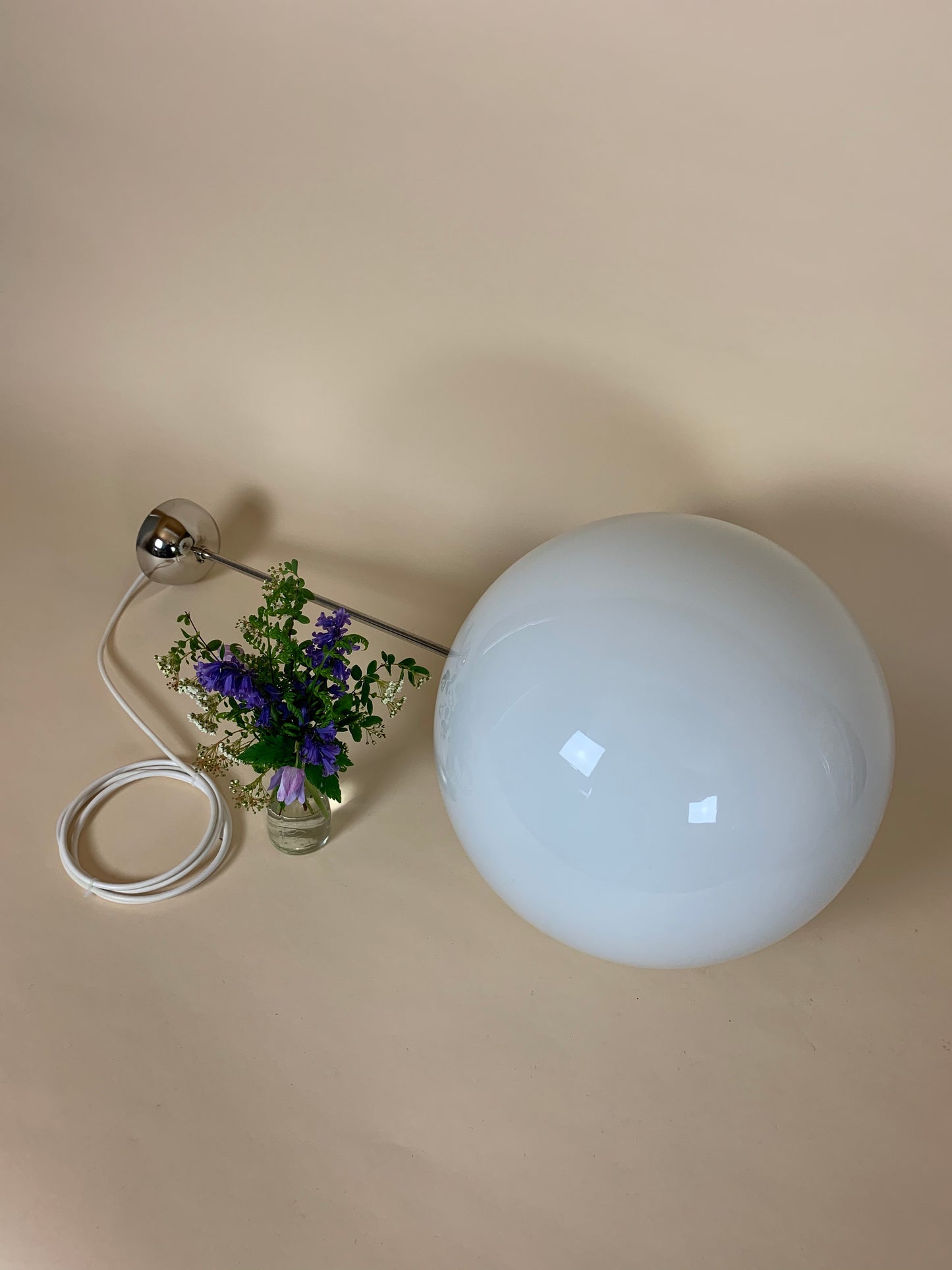 Kuppellampe aus Glas
