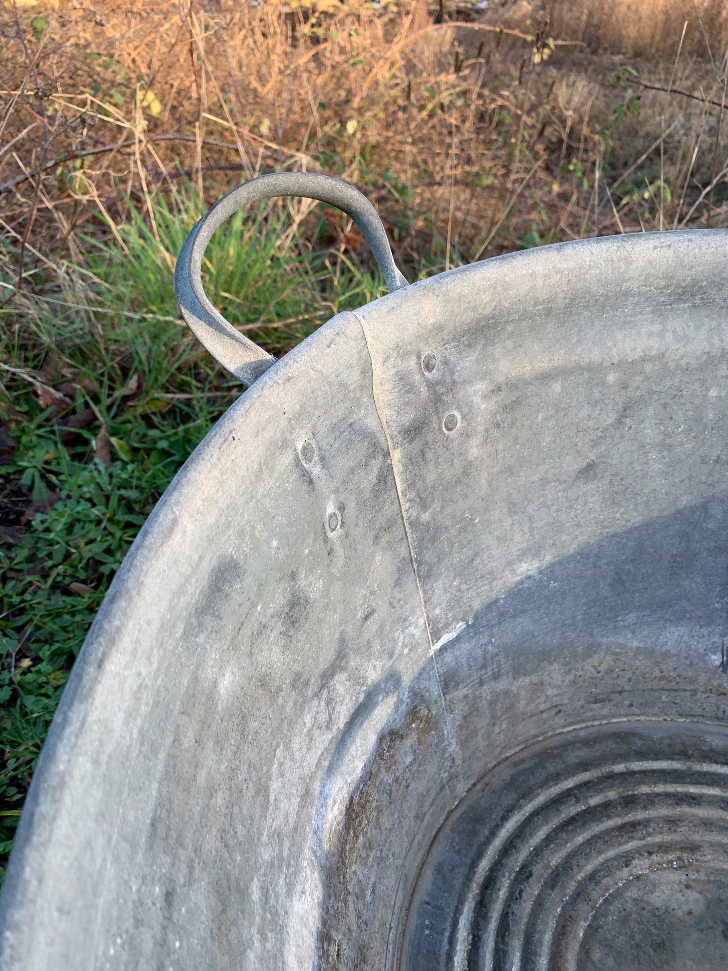 Sehr große Zinkwanne von Glud und Marstrand