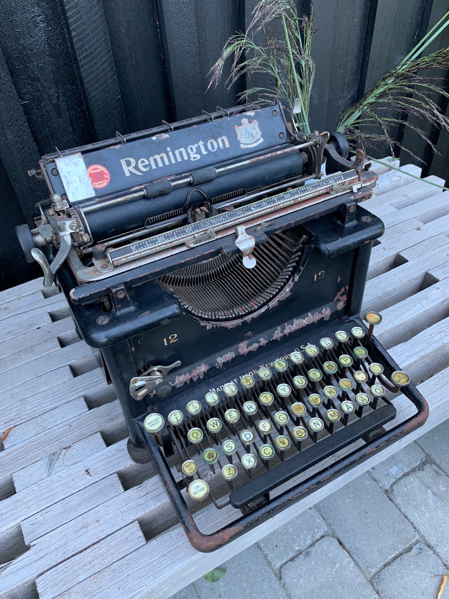 Remington Schreibmaschine mit schöner Patina