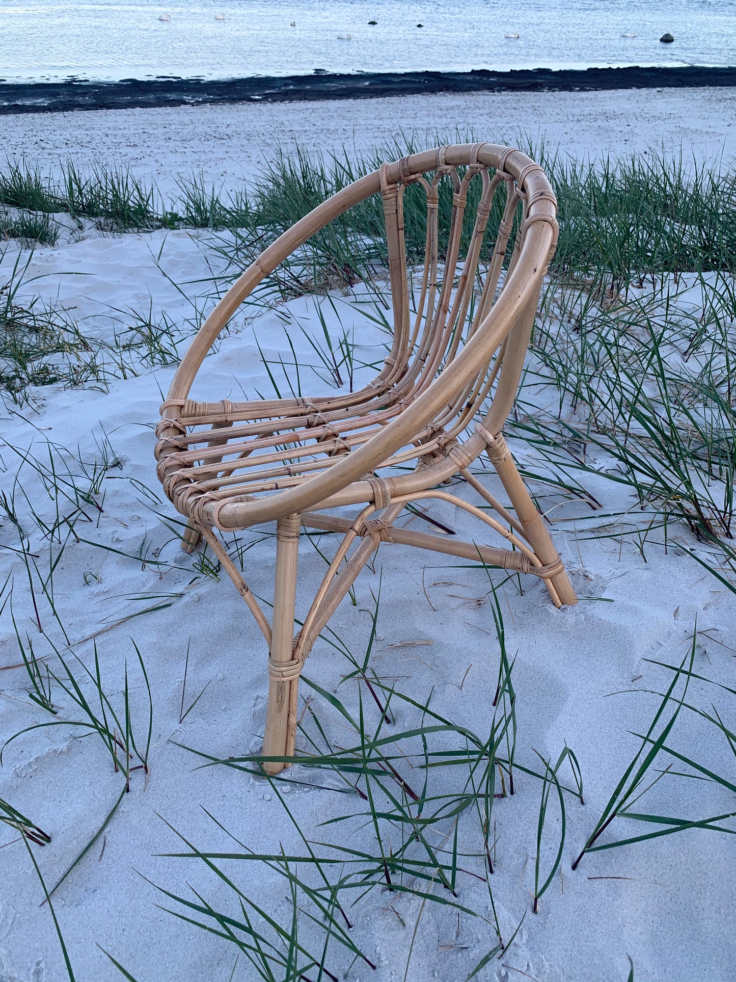Kinderstuhl aus Rattan