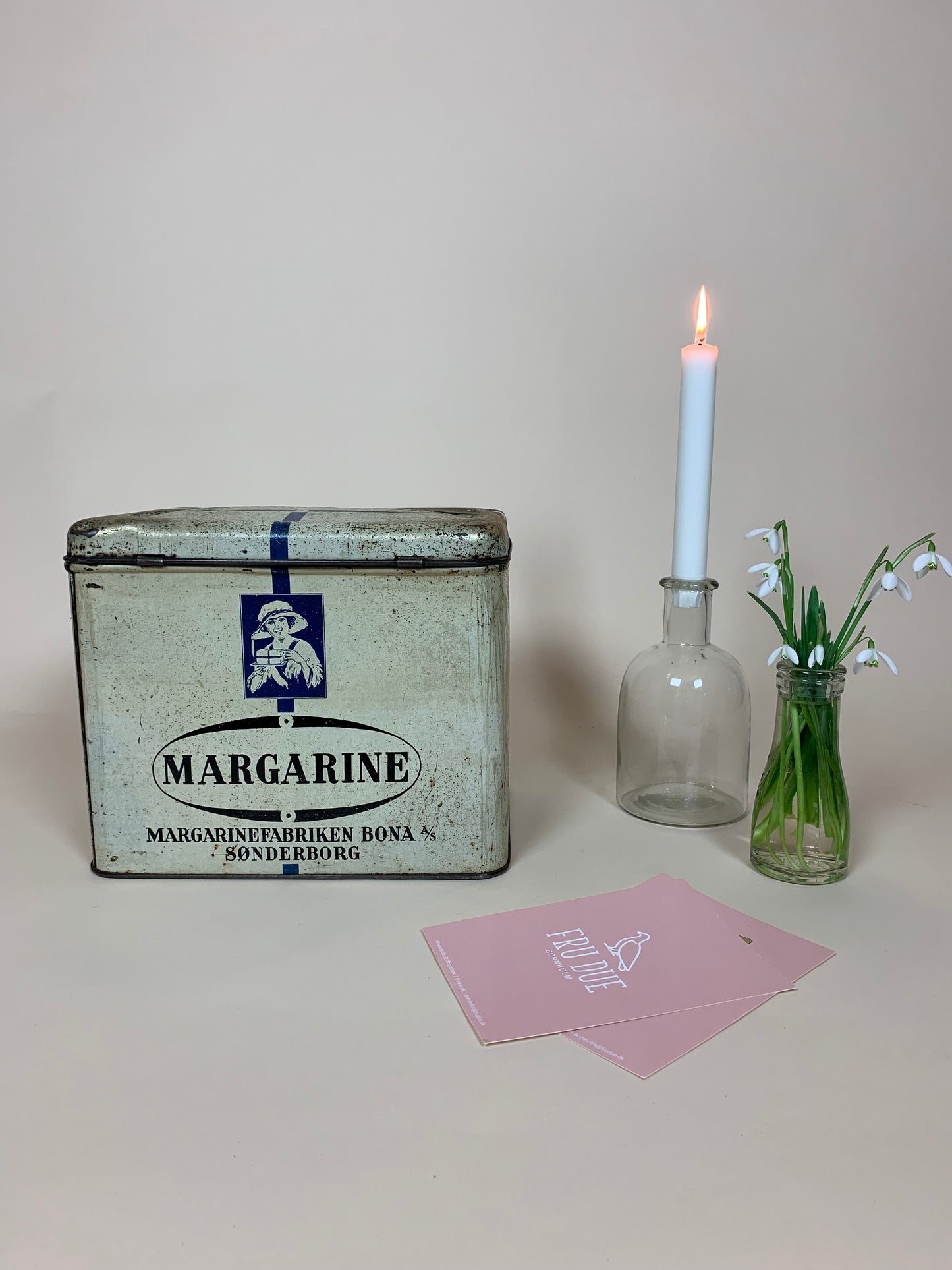 Schöne alte Margarinedose aus Sønderborg