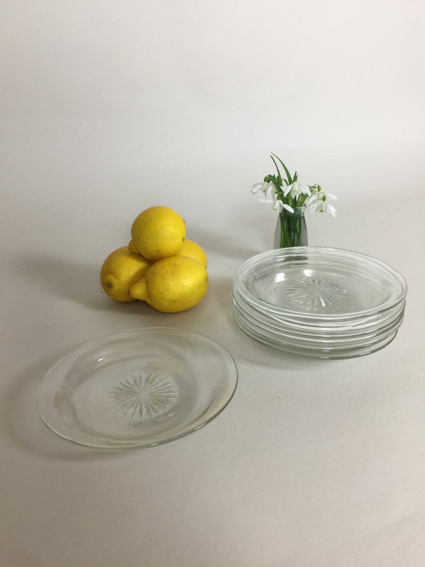 Schöne kleine Glasuntertassen (einzeln erhältlich)