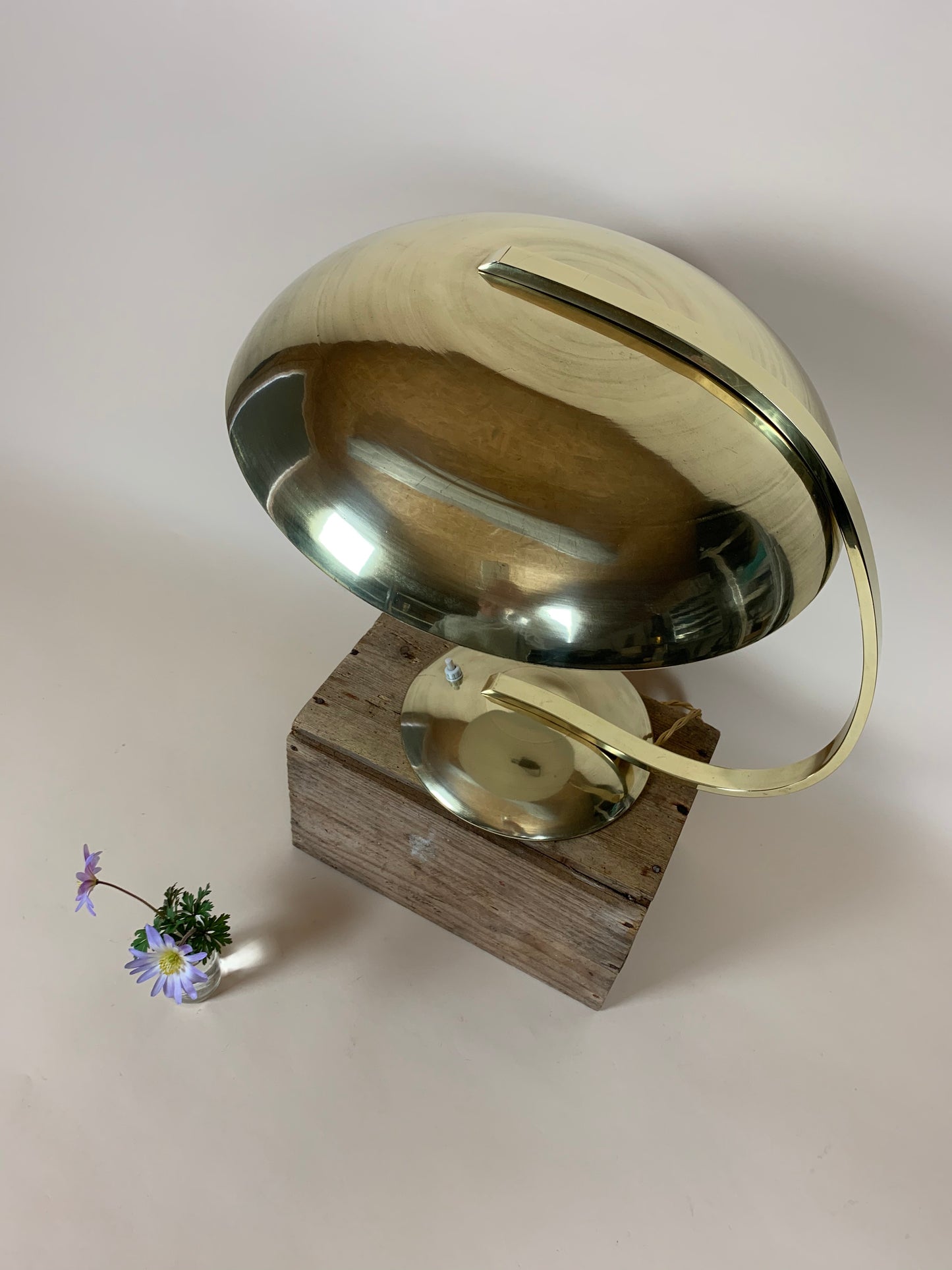 Messinglampe von Hillebrand