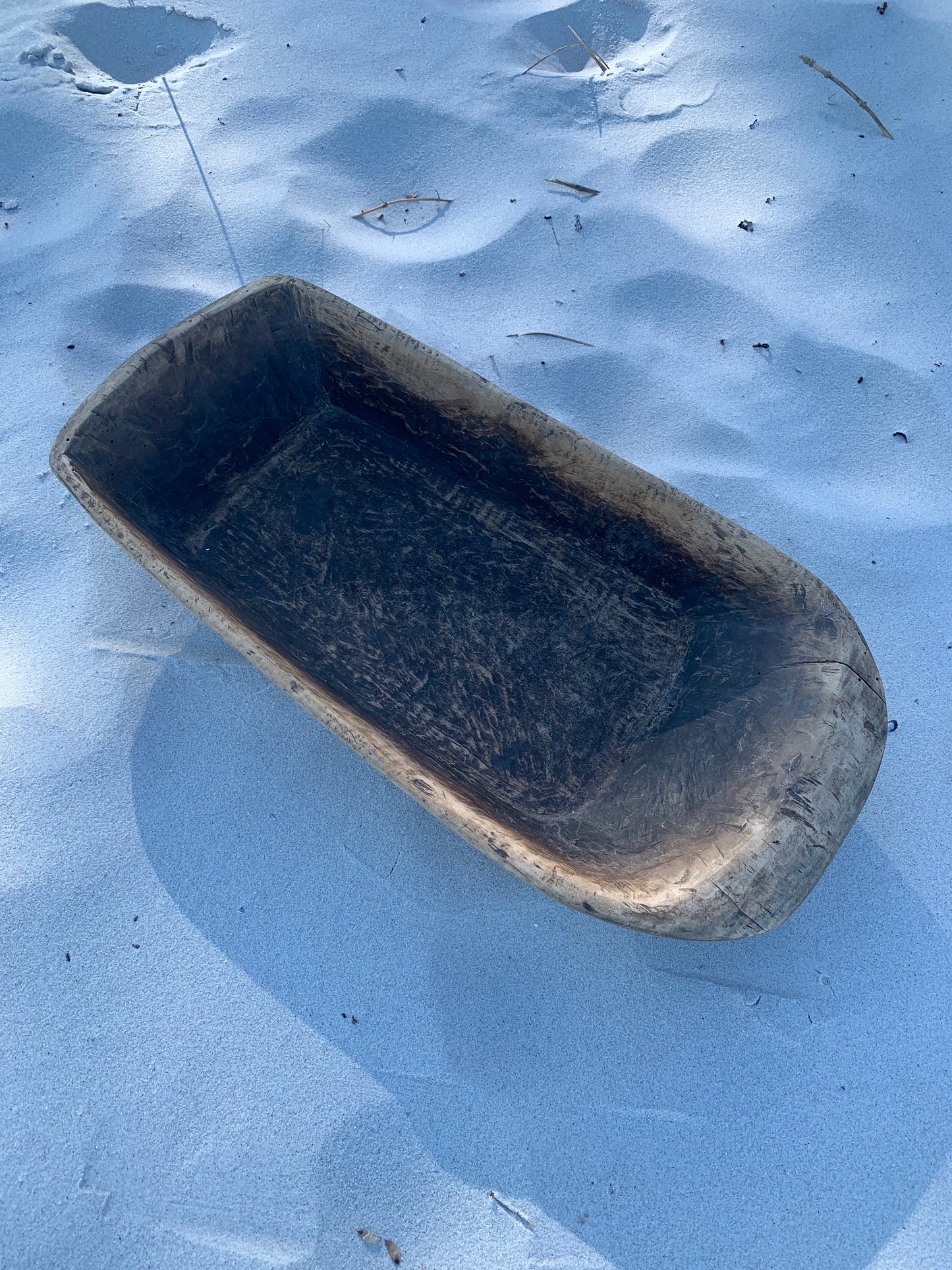 Schöne alte Holzschale