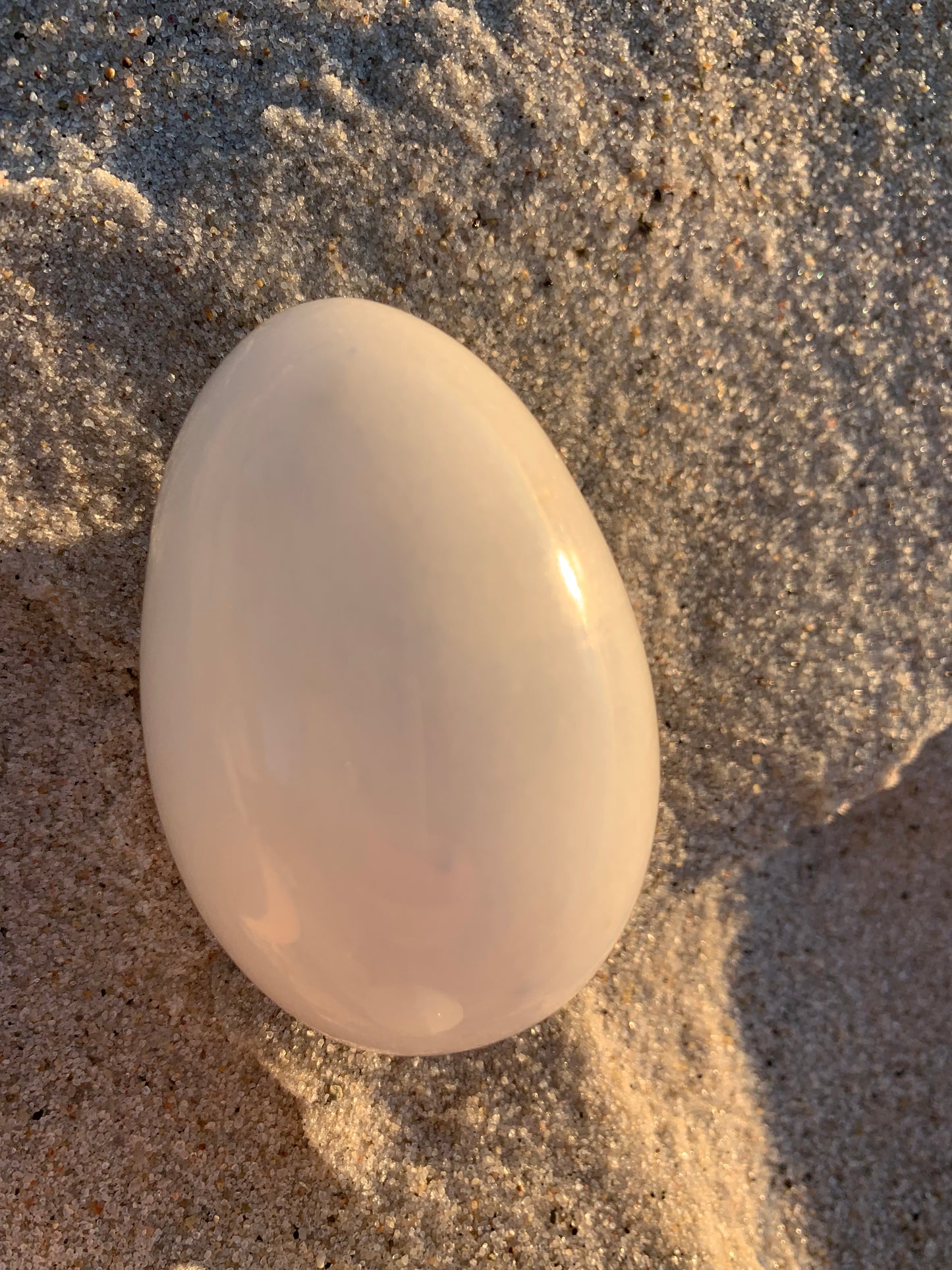 3 dekorative Eier aus Marmor