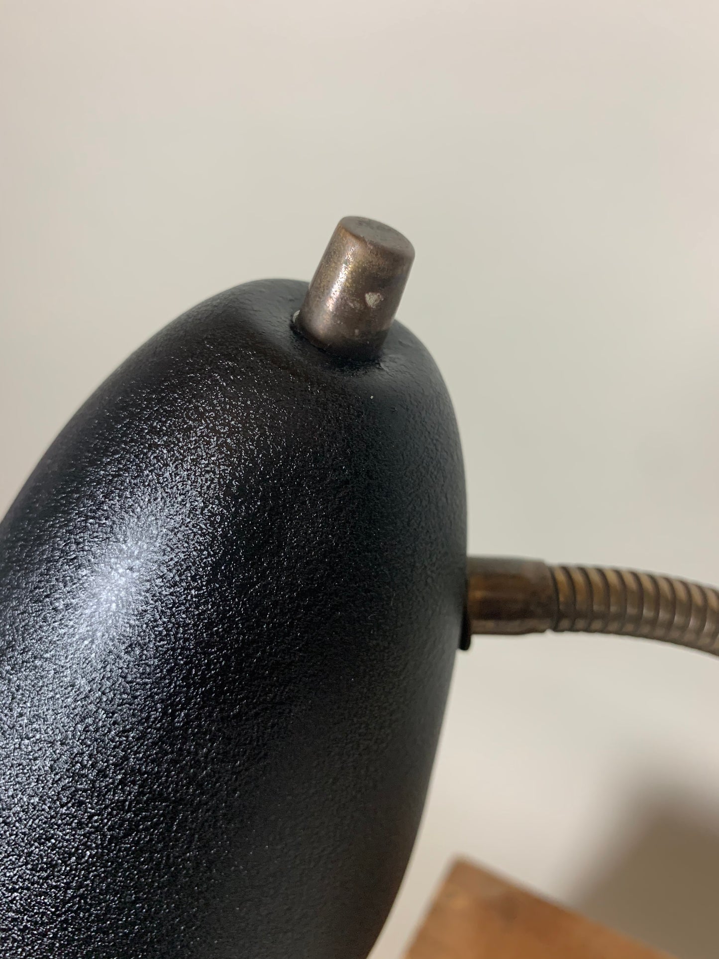 Vintage Lampe mit Flexarm - Schwarz