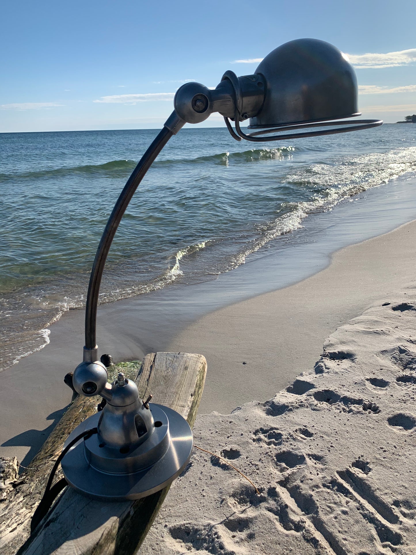 Jieldé Tischlampe mit gebogenem Arm